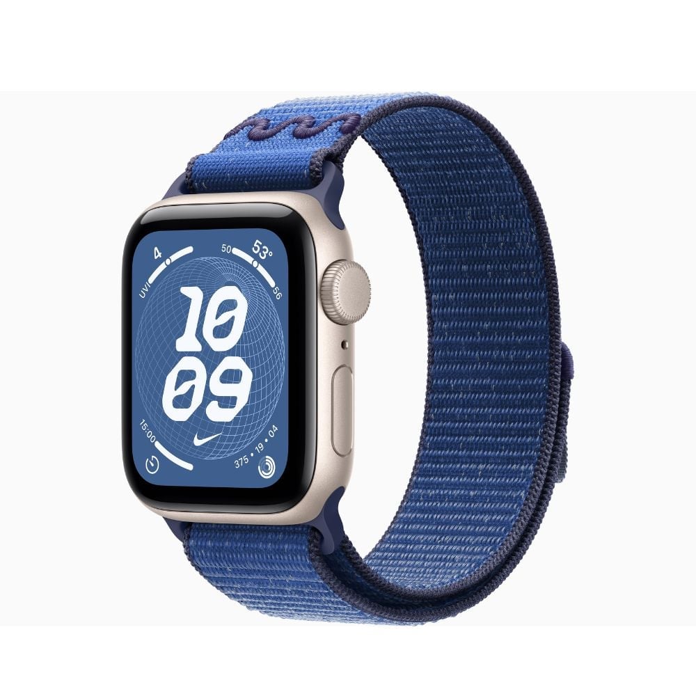 APPLE WATCH SE 3 44MM GPS STARLIGHT NIKE SPORT LOOP - BLUE RIBBON - 1