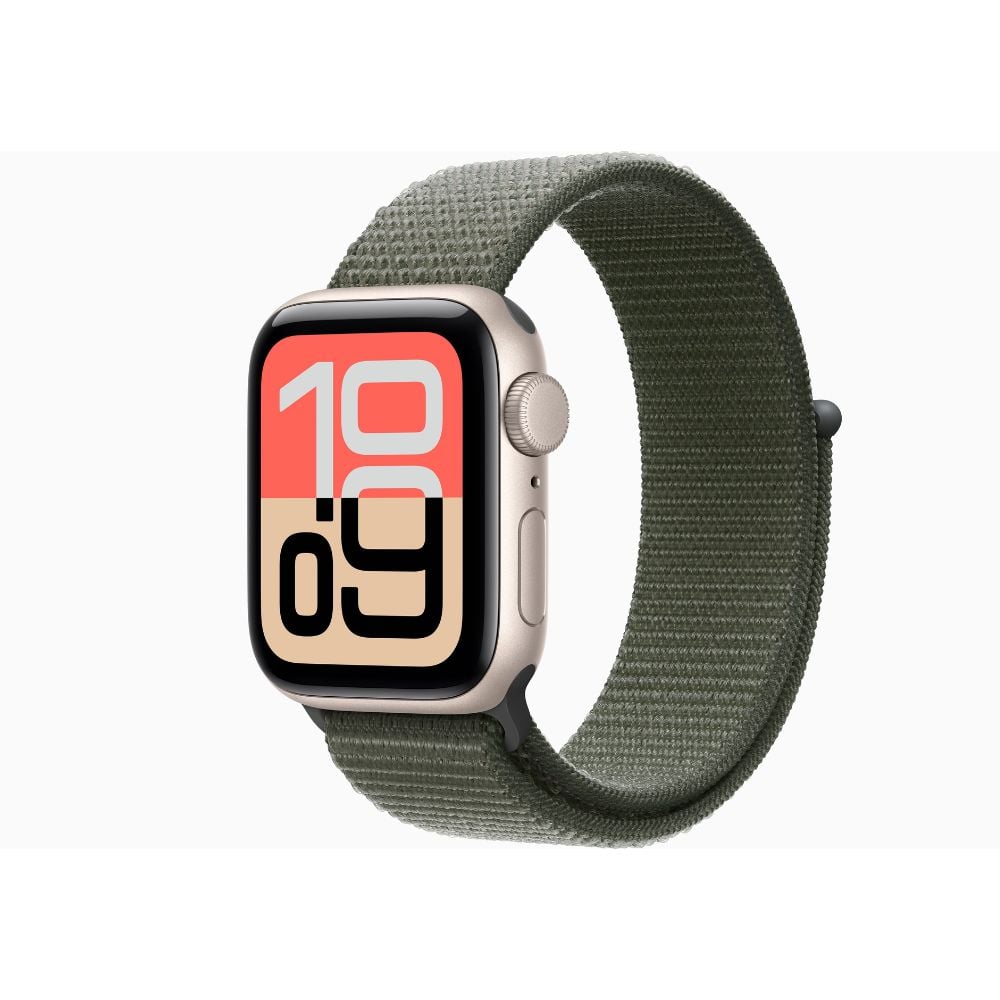 APPLE WATCH SE 3 44MM GPS STARLIGHT SPORT LOOP - FOREST - 1