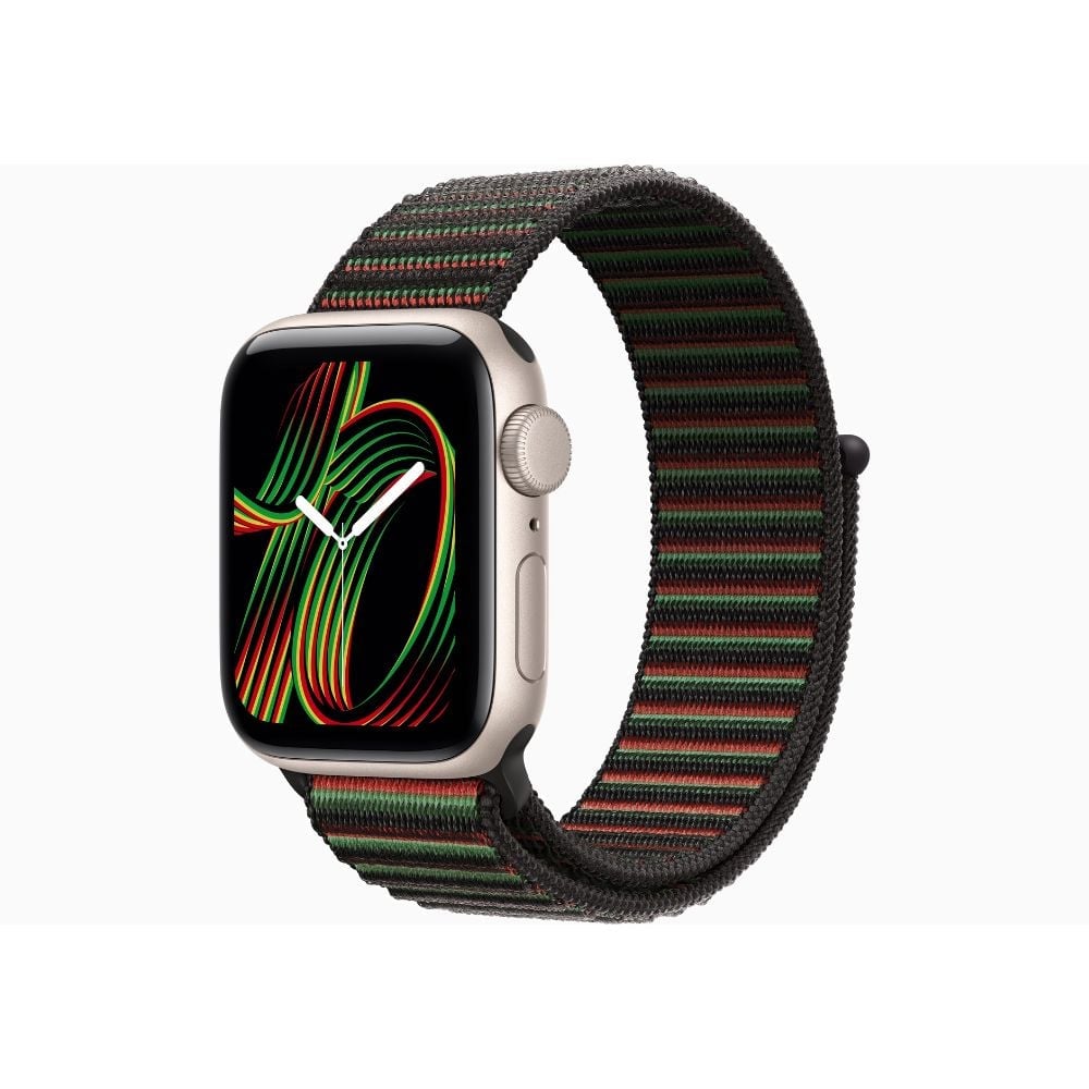 APPLE WATCH SE 3 44MM GPS+CEL STARLIGHT SPORT LOOP - BLACK UNITY - 1