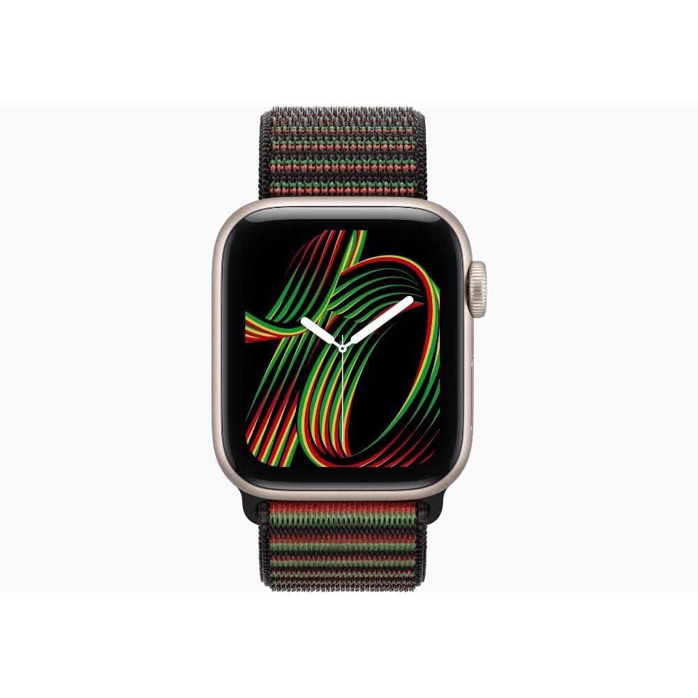APPLE WATCH SE 3 44MM GPS+CEL STARLIGHT SPORT LOOP - BLACK UNITY - 2