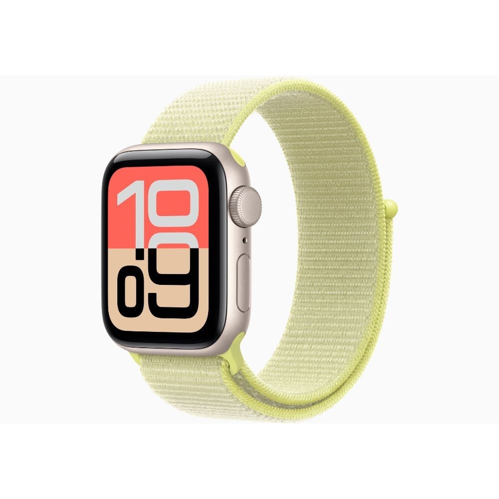 APPLE WATCH SE 3 40MM GPS+CEL STARLIGHT SPORT LOOP - NEON YELLOW - 1