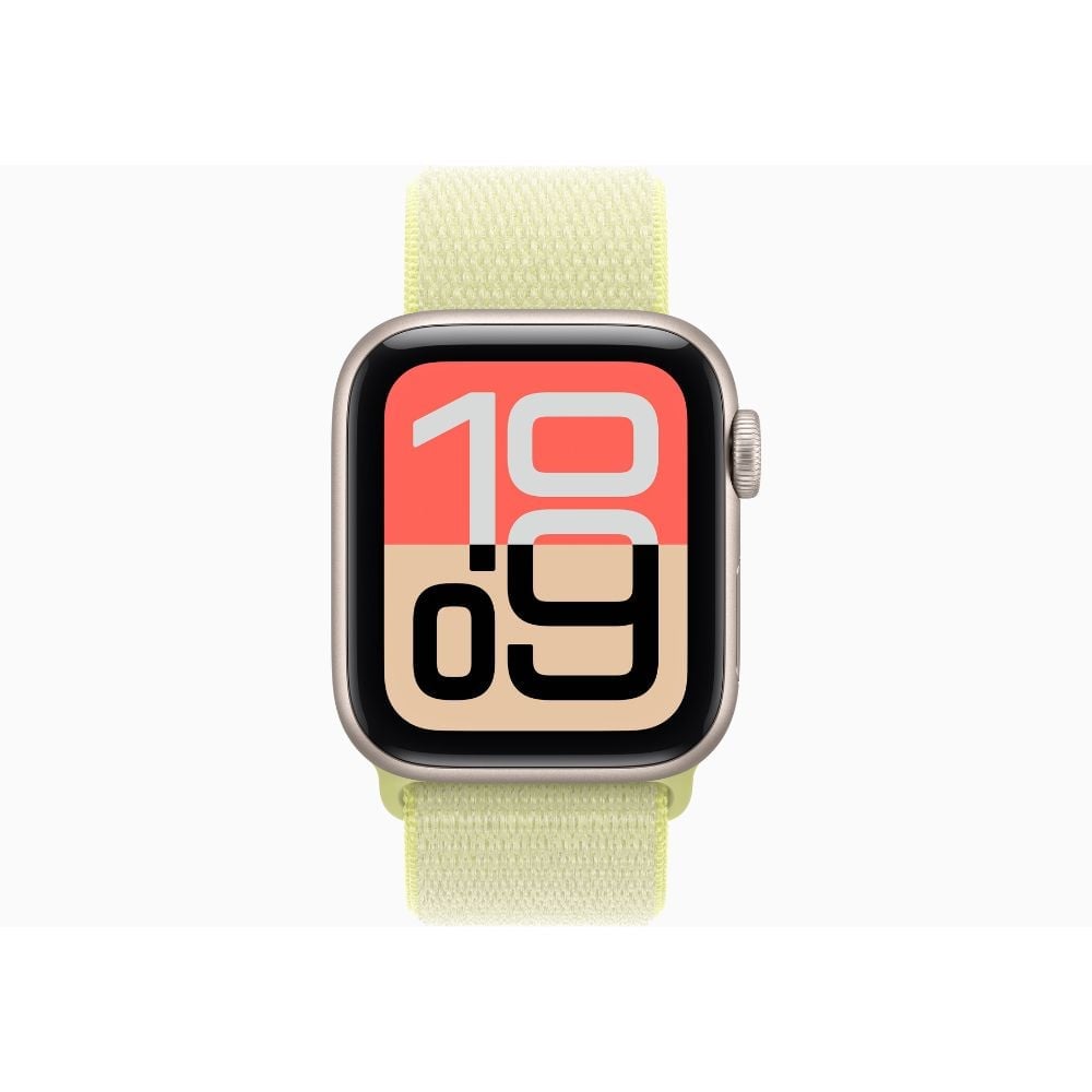 APPLE WATCH SE 3 40MM GPS+CEL STARLIGHT SPORT LOOP - NEON YELLOW - 2
