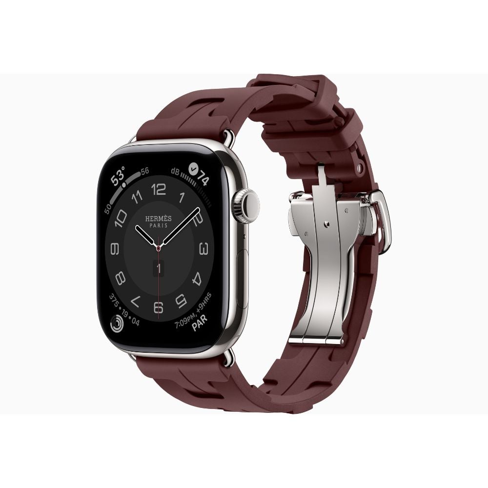 APPLE WATCH 46MM HERMES SERIES 11 KILIM - BORDEAUX - 1