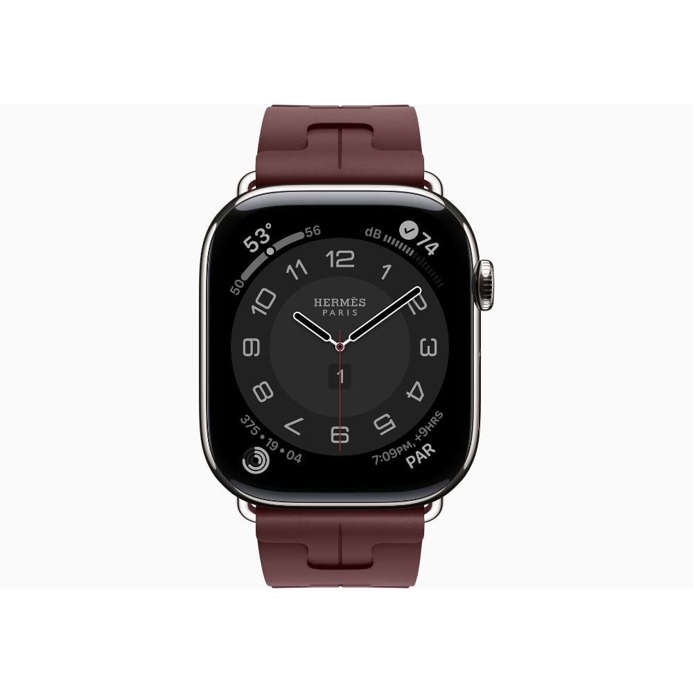 APPLE WATCH 46MM HERMES SERIES 11 KILIM - BORDEAUX - 2