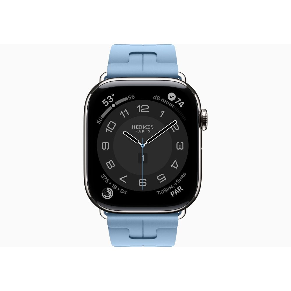 APPLE WATCH 46MM HERMES SERIES 11 KILIM - BLEU PASTEL - 1