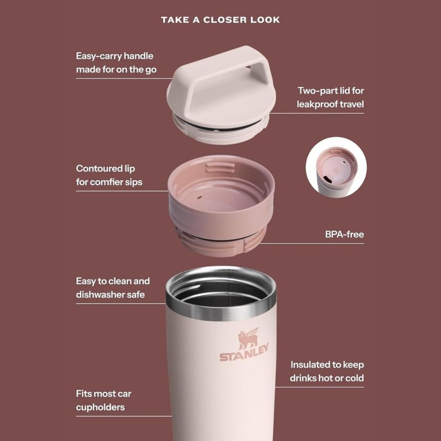 TRAVEL MUG STANLEY COFFEE-TO GO 16 OZ/473 ML - FROST - 5