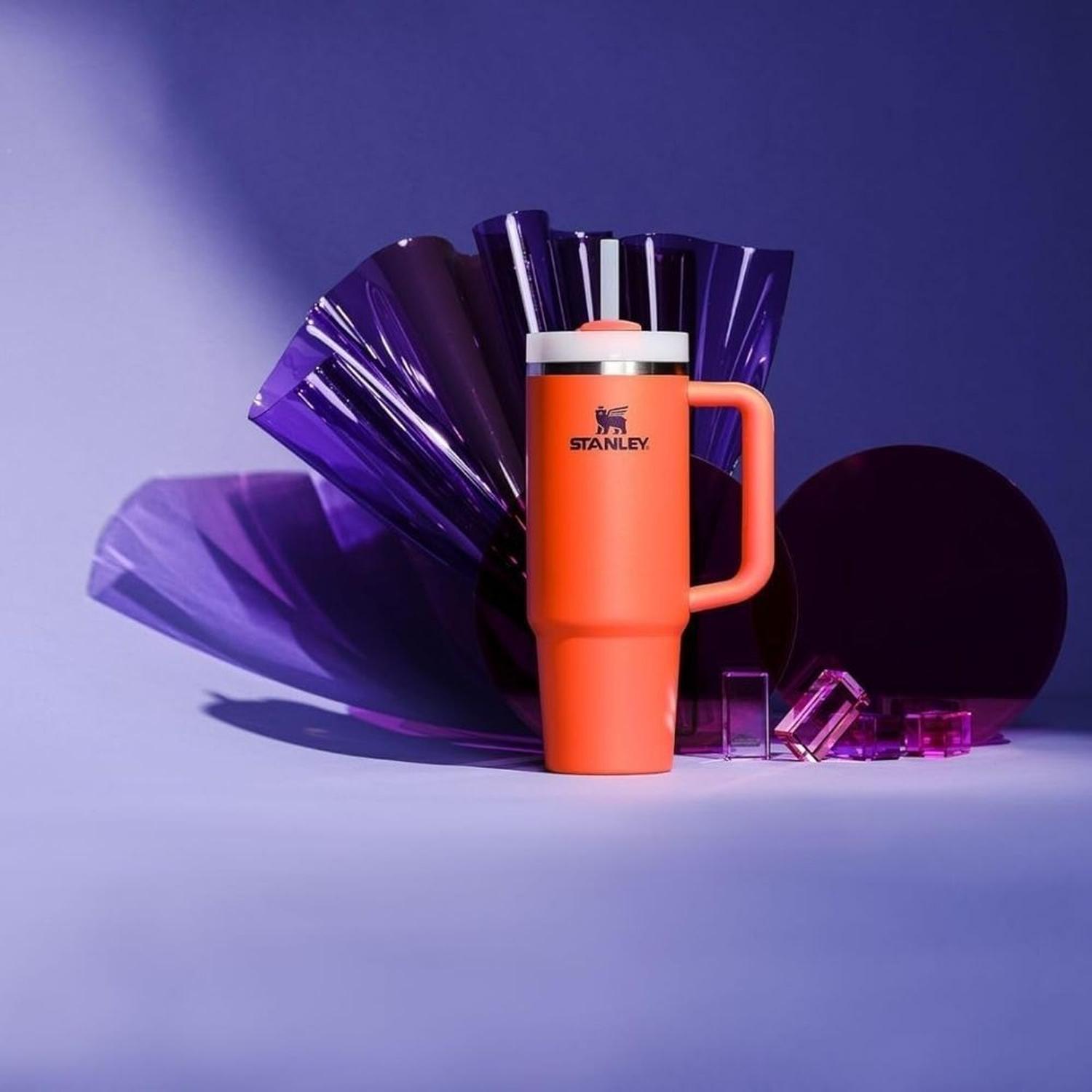 VASO TUMBLER STANLEY QUENCHER H2.0 30 ONZAS - CIRUELA TIGERLILY - 5