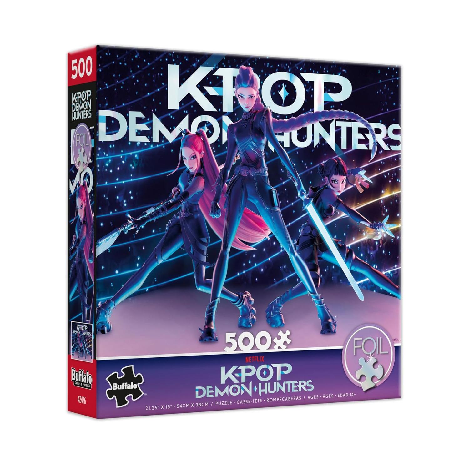 ROMPECABEZAS GUERRERAS K-POP DEMON HUNTERS - 500 PIEZAS - 1