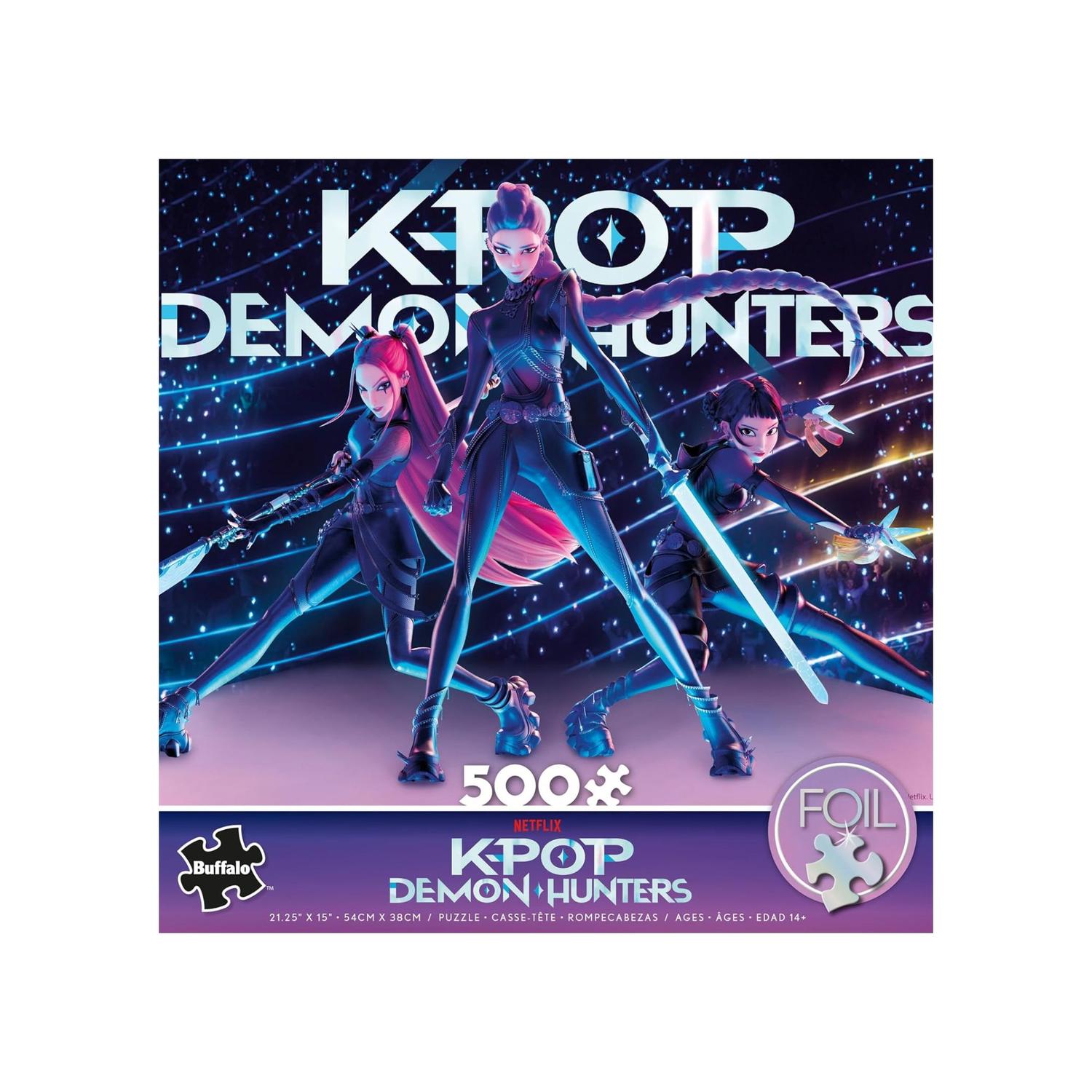 ROMPECABEZAS GUERRERAS K-POP DEMON HUNTERS - 500 PIEZAS - 4