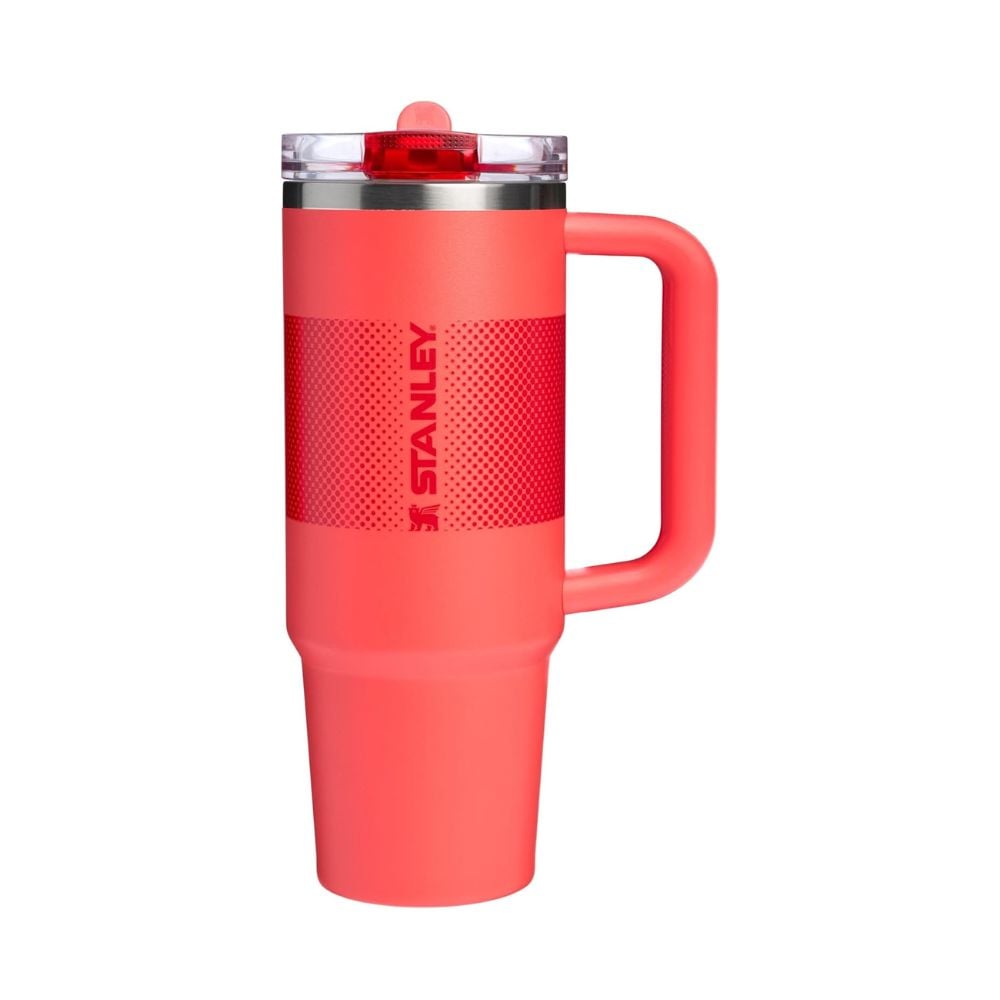 TUMBLER STANLEY QUENCHER PROTOUR 30 OZ - HOT CORAL FADE - 1