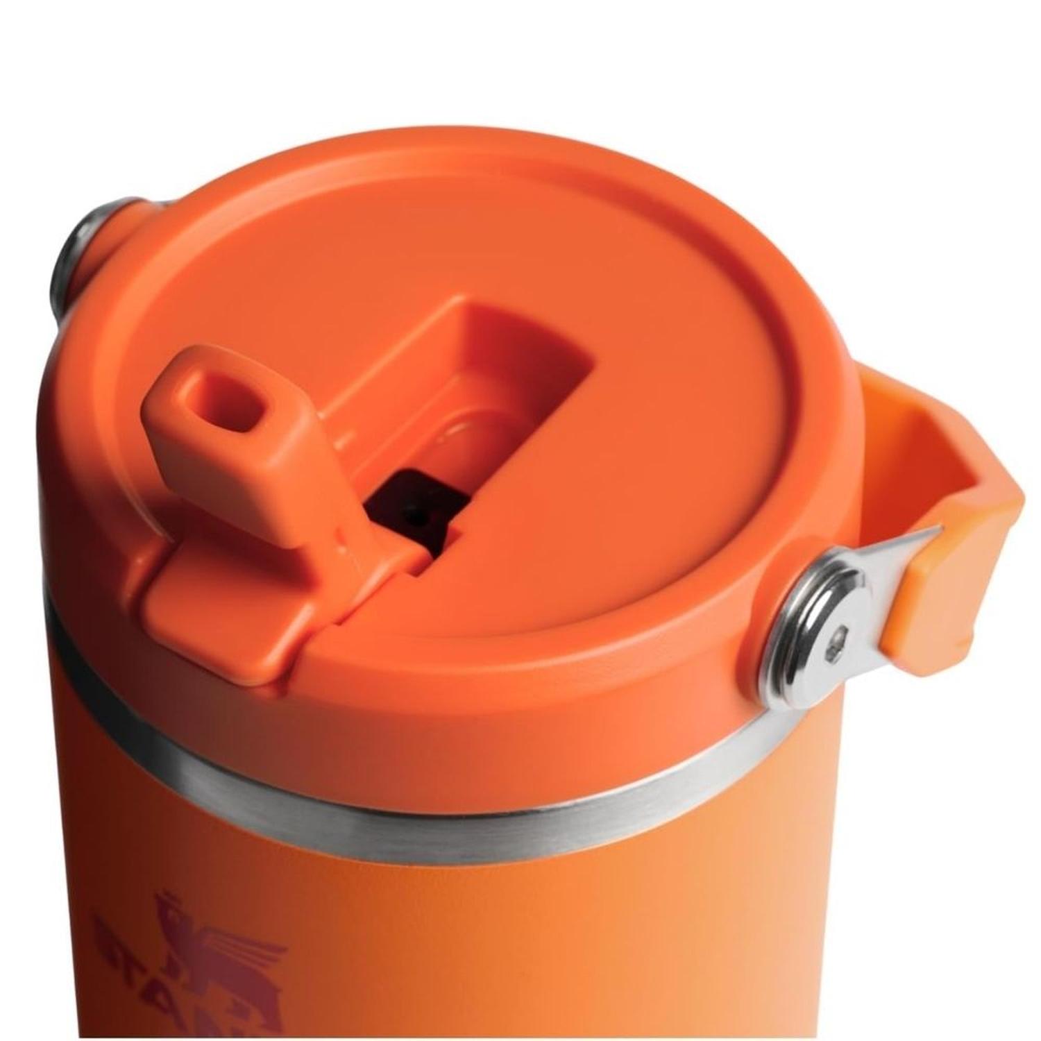 TUMBLER VASO DE ACERO INOXIDABLE STANLEY ICEFLOW 2.0 30 OZ - GOLDENROD CORAL - 2
