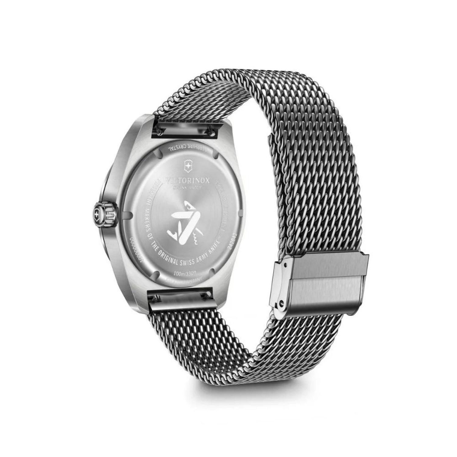 RELOJ CORREA DE ACERO VICTORINOX SWISS ARMY QUARTZ AZUL 242042 - 4