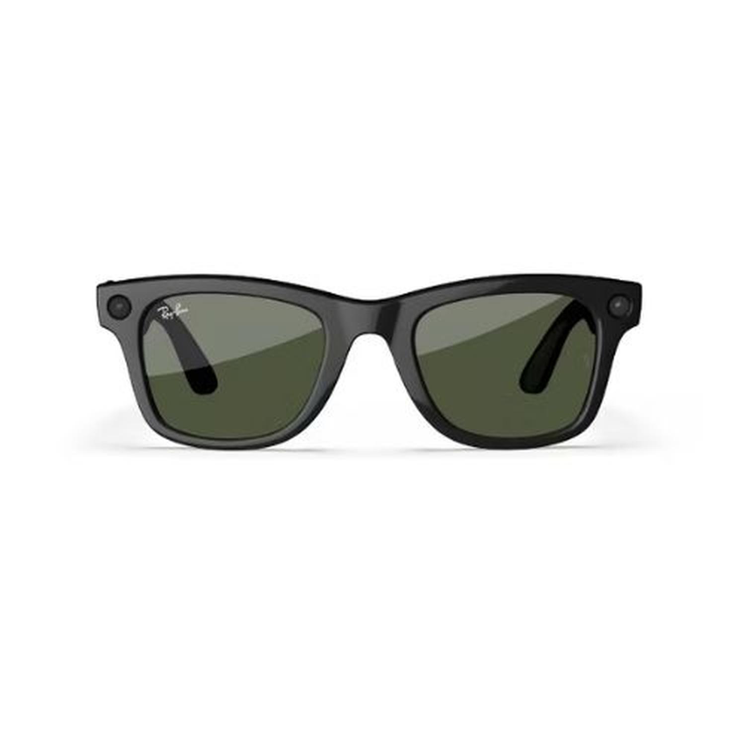 LENTES INTELIGENTES RAY-BAN META WAYFARER (GEN 1) CON META AI - NEGRO BRILLANTE LUNA VERDE - 2