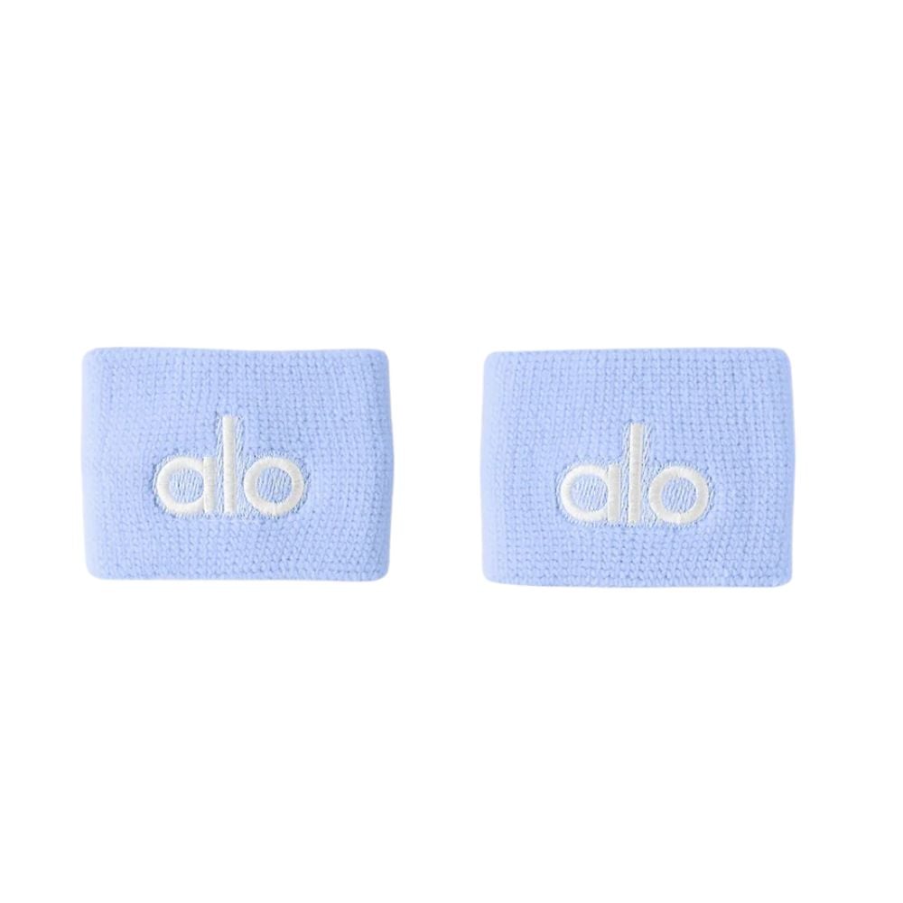 MUÑEQUERA ALO YOGA GLOW WRISTBAND 2-PACK LIGHT PROVENCE BLUE - 1