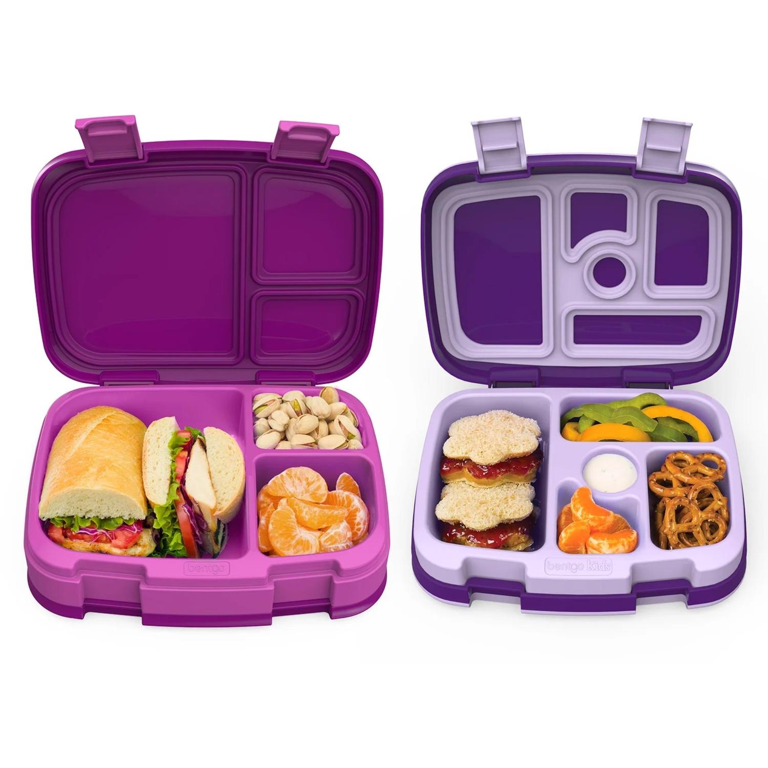 SET LONCHERA BENTGO KIDS UNICORNIO + BENTGO FRESH ADULTOS MORADO - 1