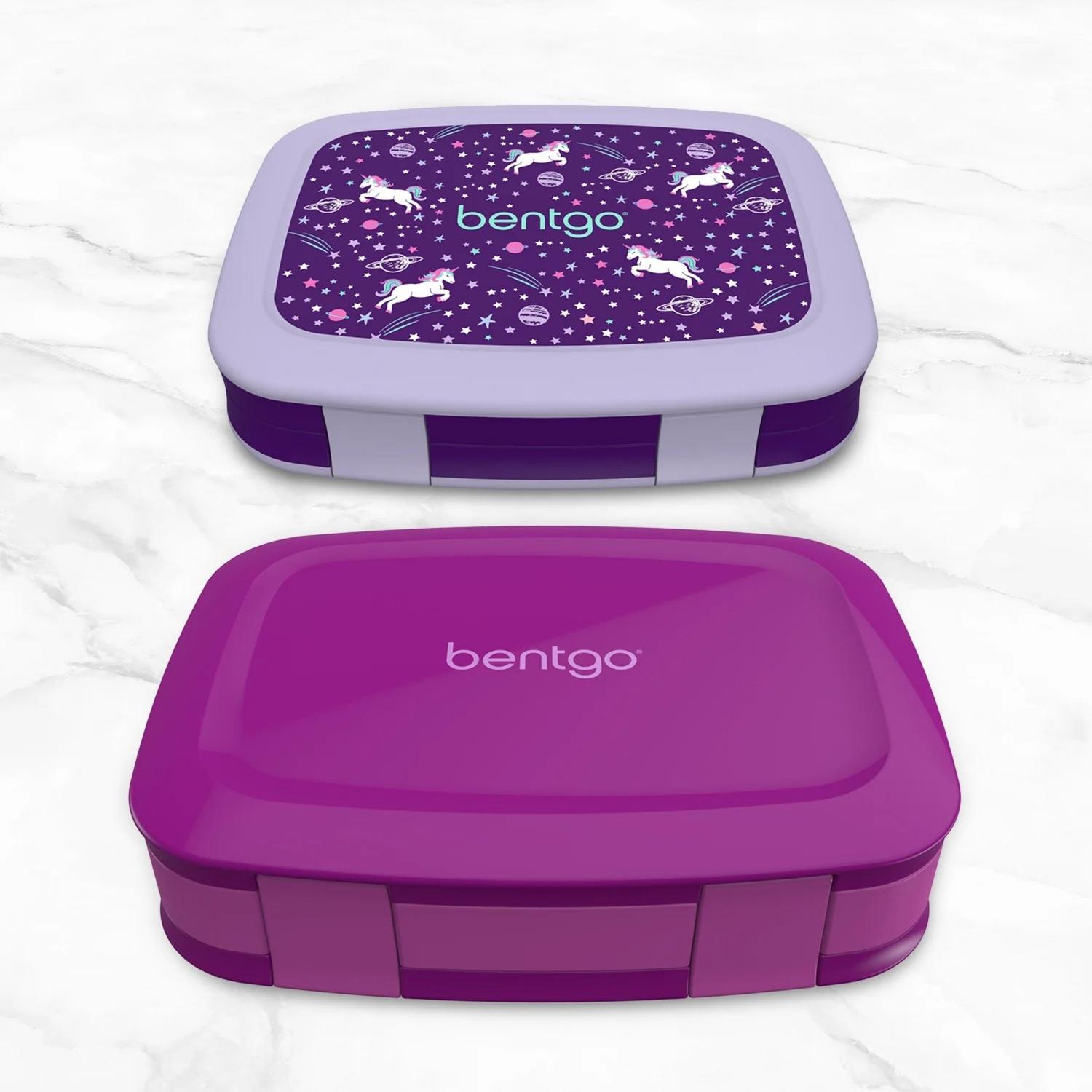 SET LONCHERA BENTGO KIDS UNICORNIO + BENTGO FRESH ADULTOS MORADO - 2
