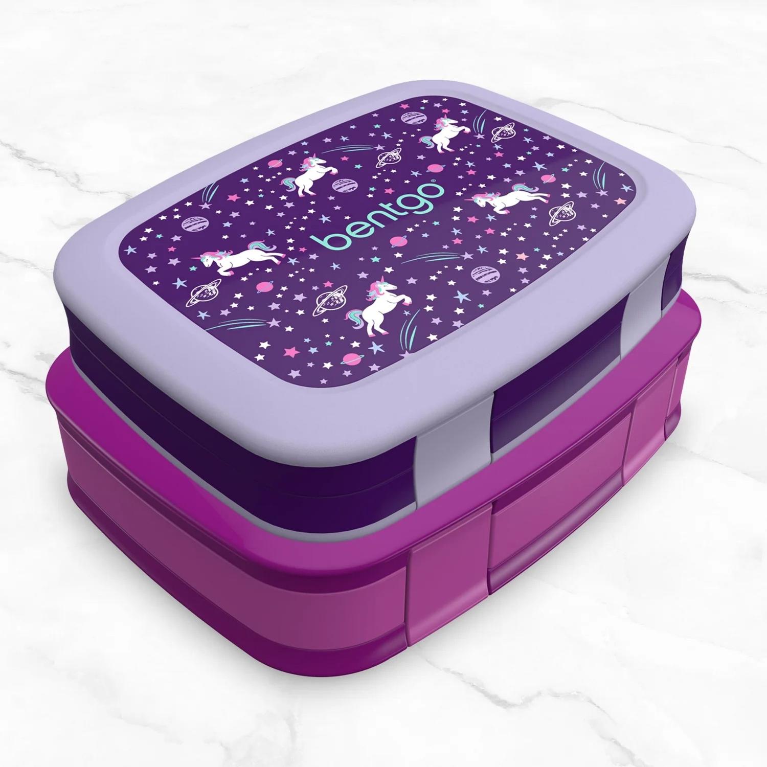 SET LONCHERA BENTGO KIDS UNICORNIO + BENTGO FRESH ADULTOS MORADO - 3