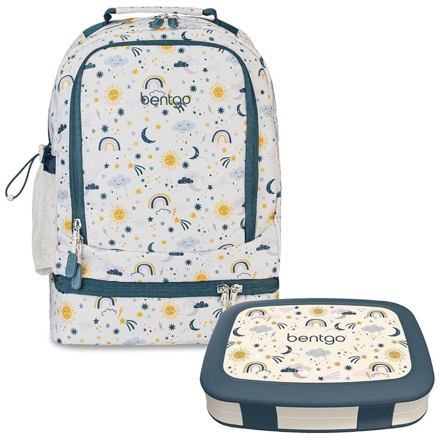 SET MOCHILA 2 EN 1 Y LONCHERA BENTGO KIDS - FRIENDLY SKY - 1