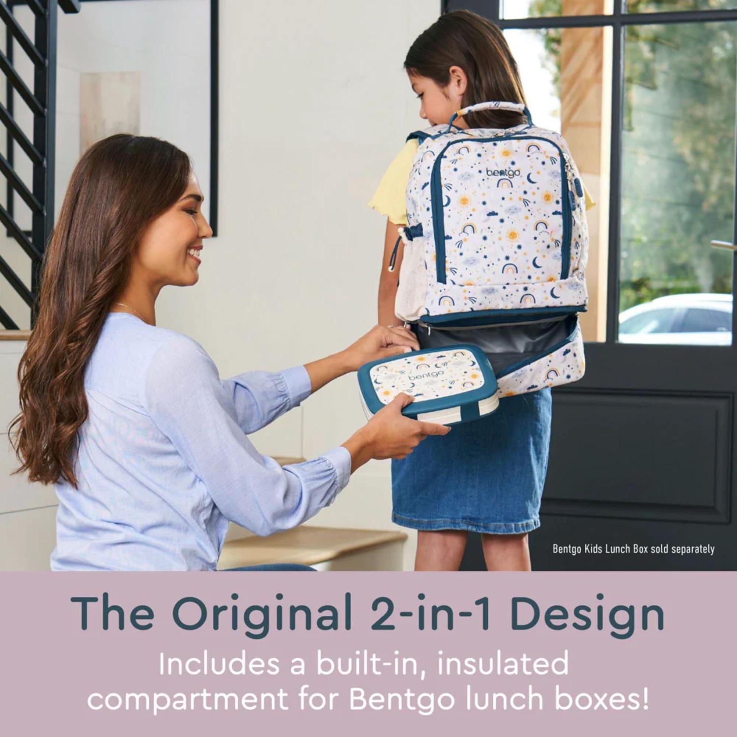SET MOCHILA 2 EN 1 Y LONCHERA BENTGO KIDS - FRIENDLY SKY - 3