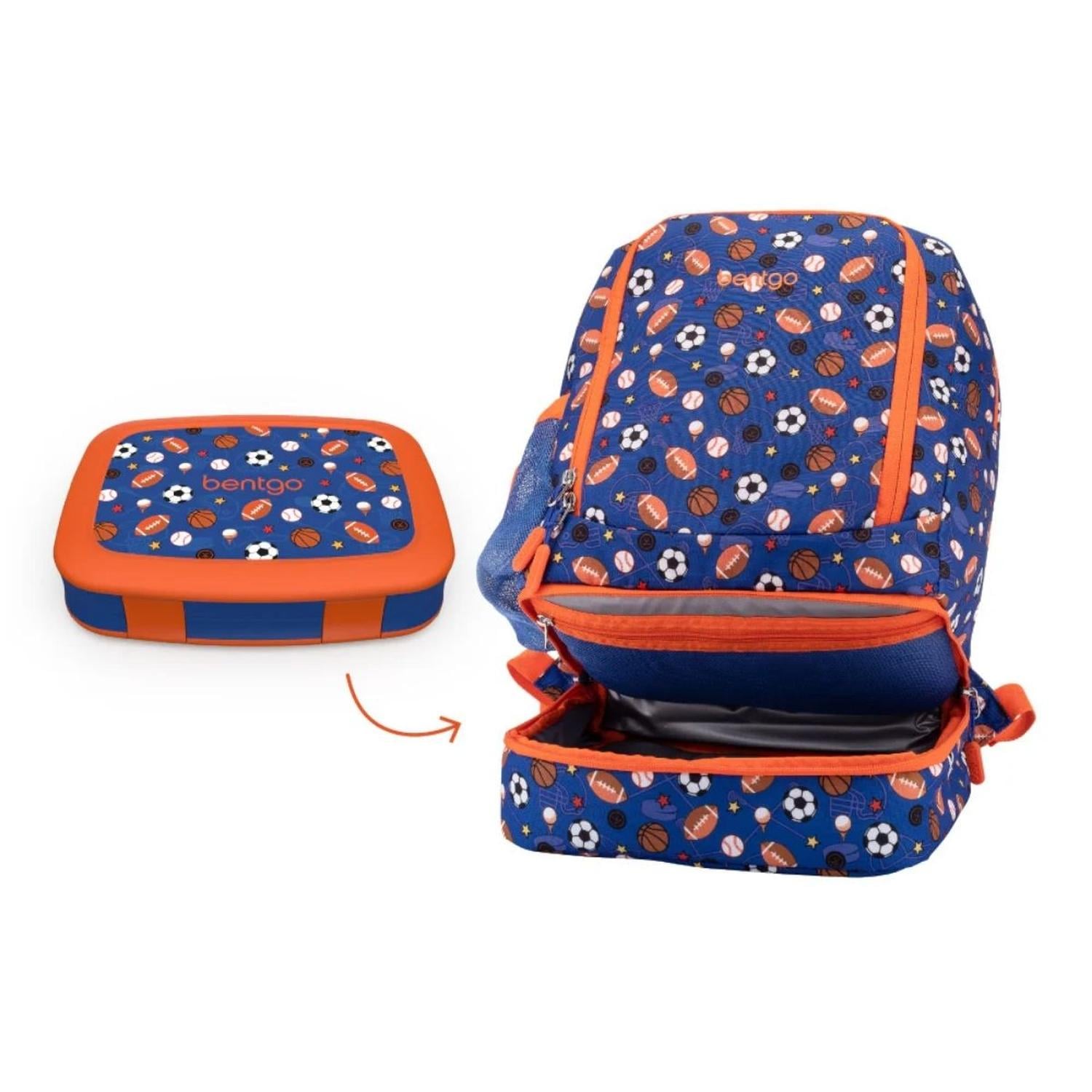 SET MOCHILA 2 EN 1 Y LONCHERA BENTGO KIDS - BALONES - 2