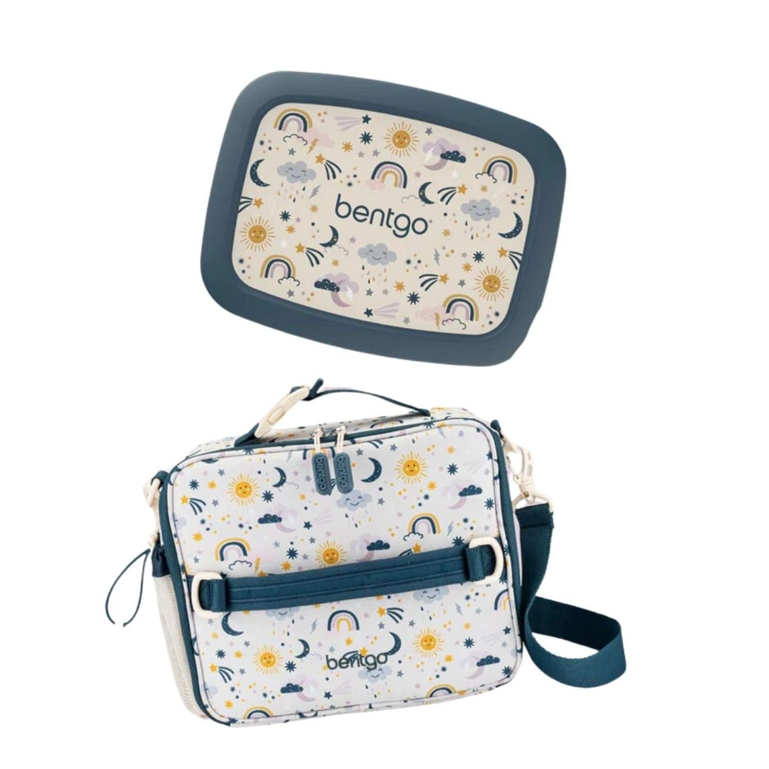 SET LONCHERA Y PORTA LONCHERA BENTGO KIDS - FRIENDLY SKY - 2