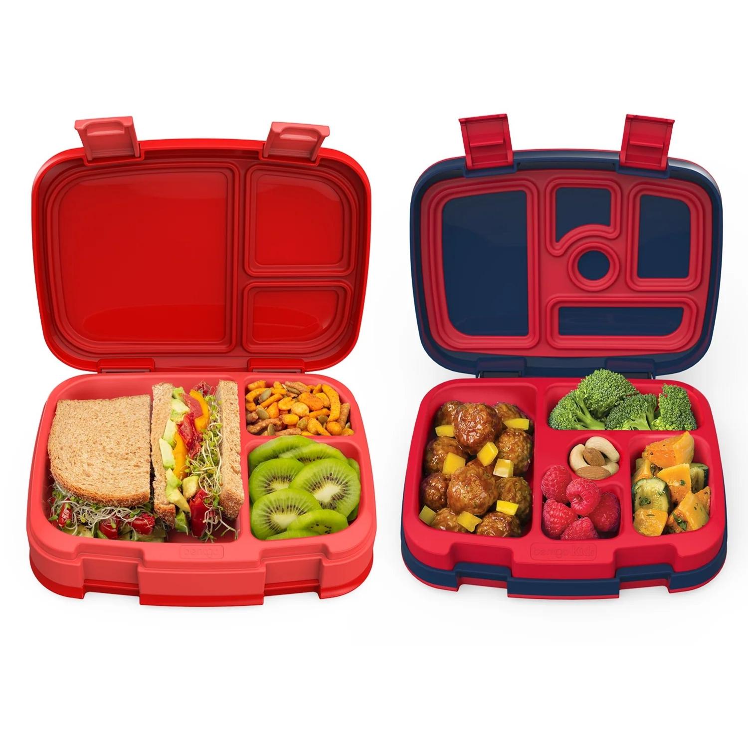 SET LONCHERA BENTGO KIDS COHETES + BENTGO FRESH ADULTOS ROJO - 1