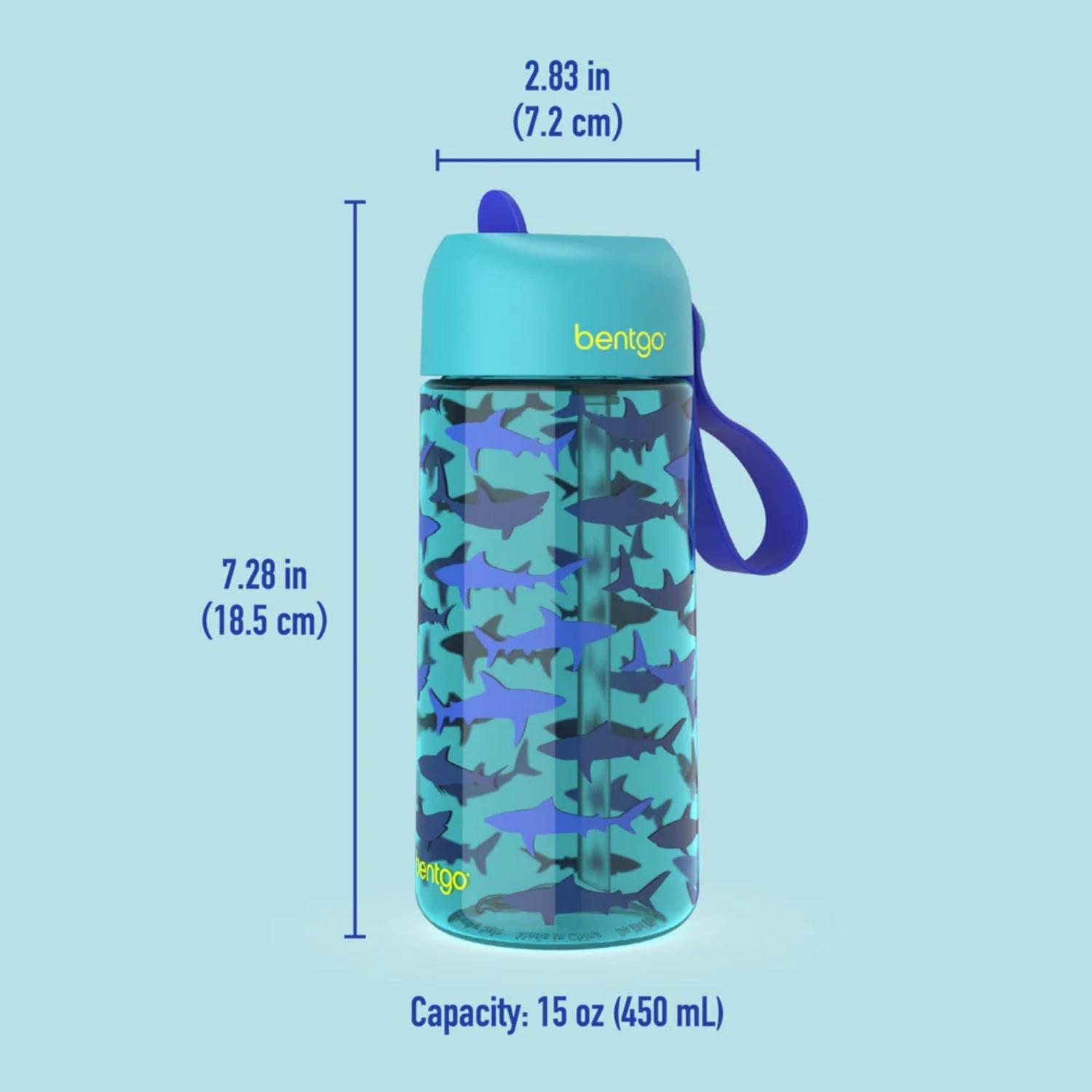 SET BENTGO MOCHILA ESCOLAR, LONCHERA Y TOMATODO - TIBURONES - 6