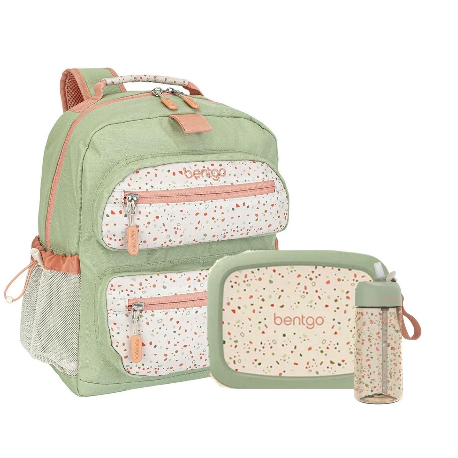 SET BENTGO MOCHILA ESCOLAR, LONCHERA Y TOMATODO WHIMSY Y WONDER - GEO SPECKLE - 1