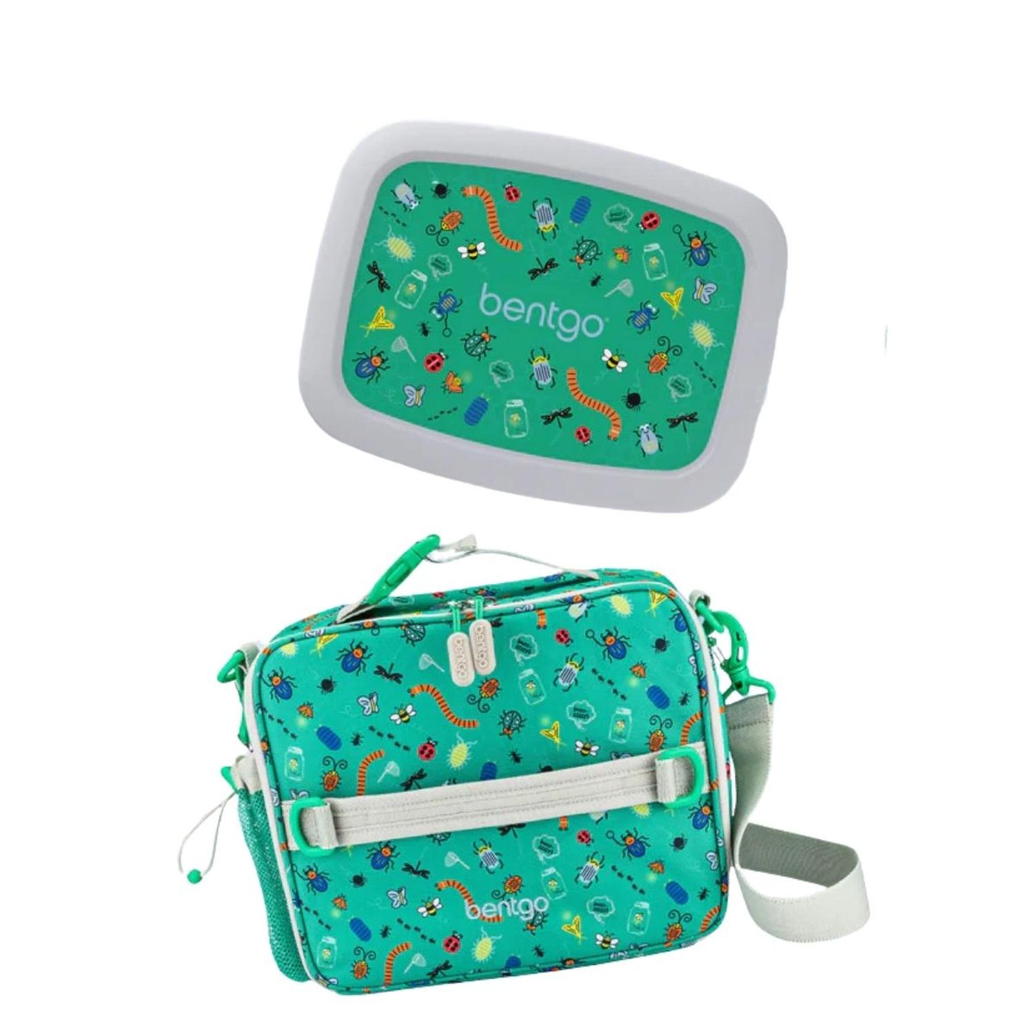 SET LONCHERA Y PORTA LONCHERA BENTGO KIDS - BUGS - 1