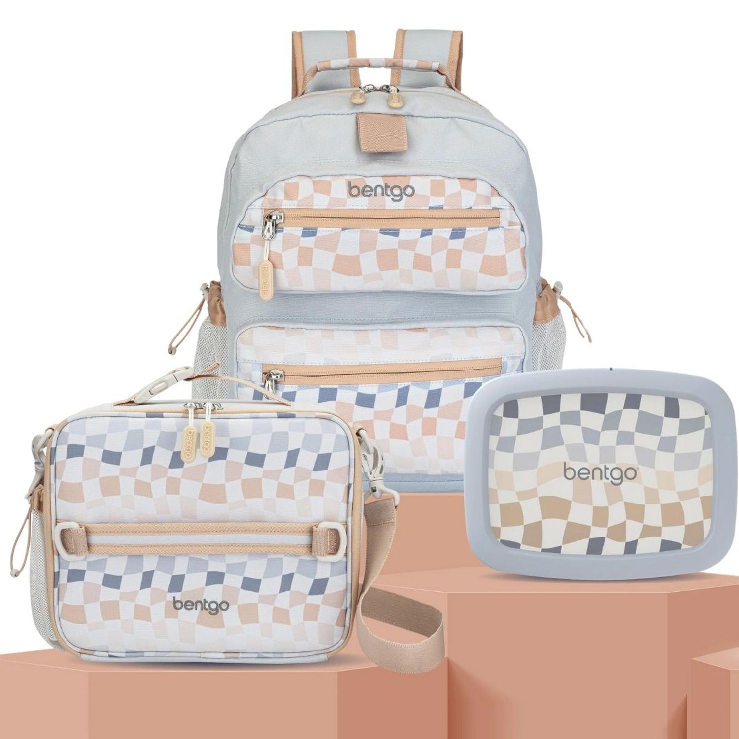 SET BENTGO MOCHILA ESCOLAR, LONCHERA Y PORTA LONCHERA WHIMSY Y WONDER - GRADIENT - 1