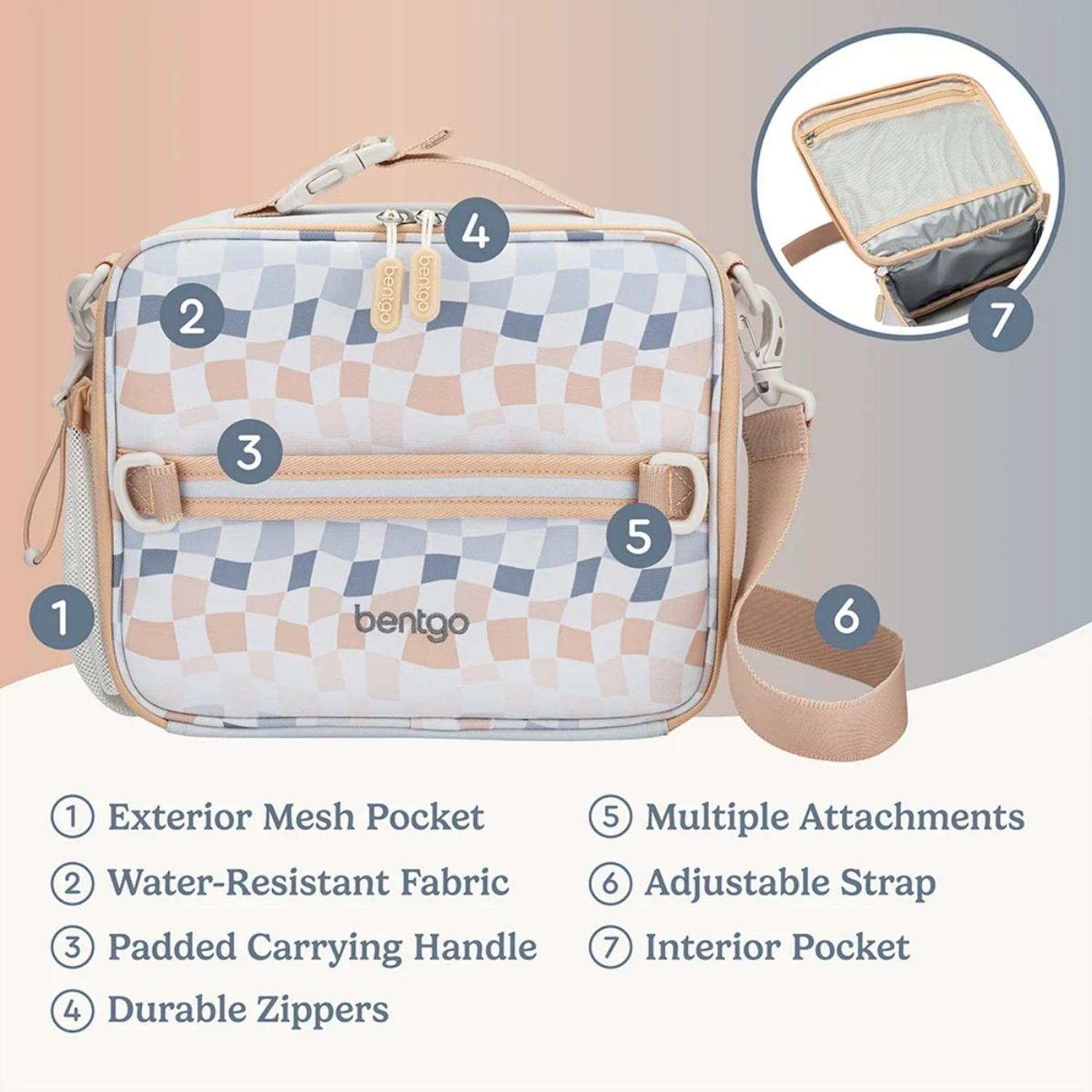 SET BENTGO MOCHILA ESCOLAR, LONCHERA Y PORTA LONCHERA WHIMSY Y WONDER - GRADIENT - 8
