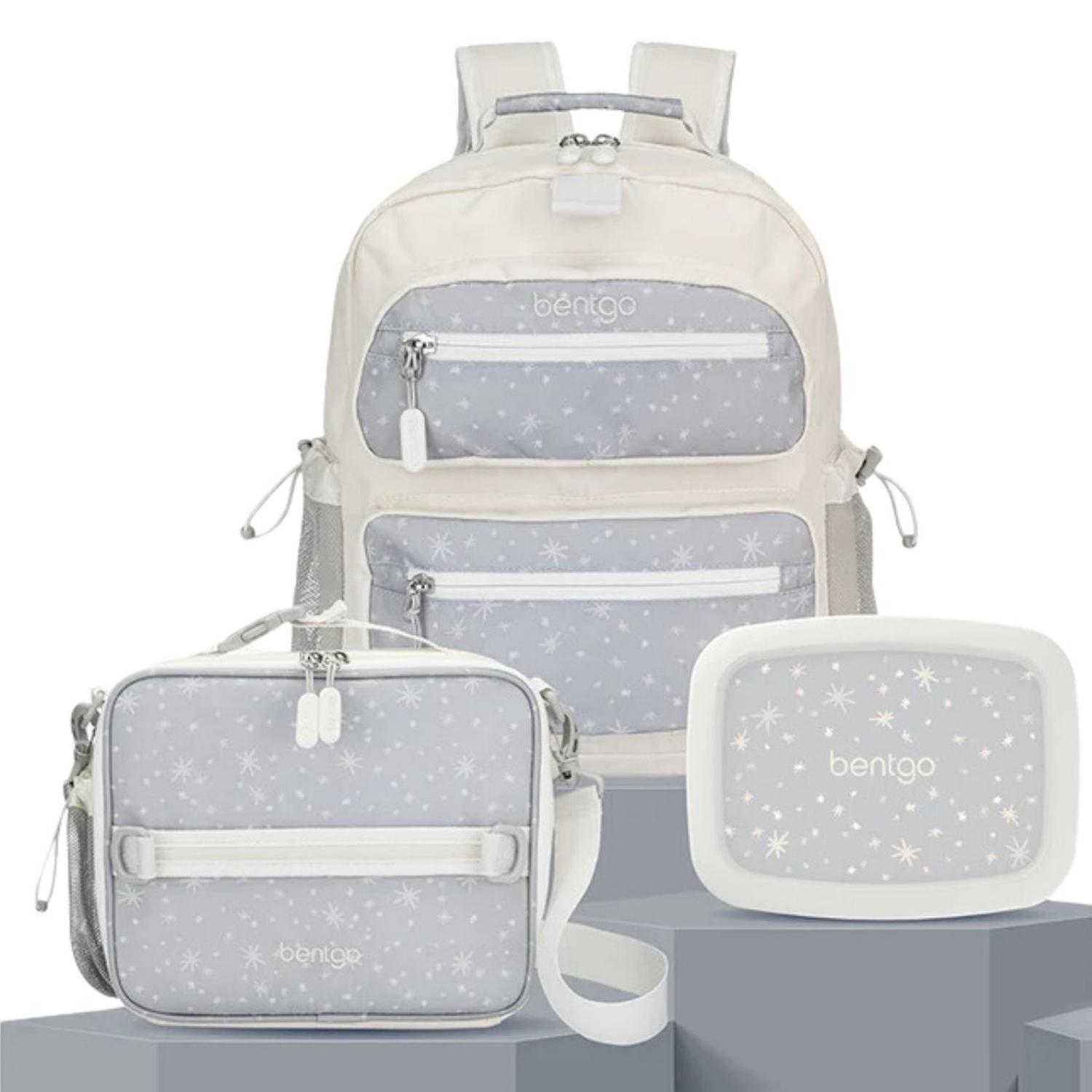 SET BENTGO MOCHILA ESCOLAR, LONCHERA Y PORTA LONCHERA WHIMSY Y WONDER - SPRINKLE - 1