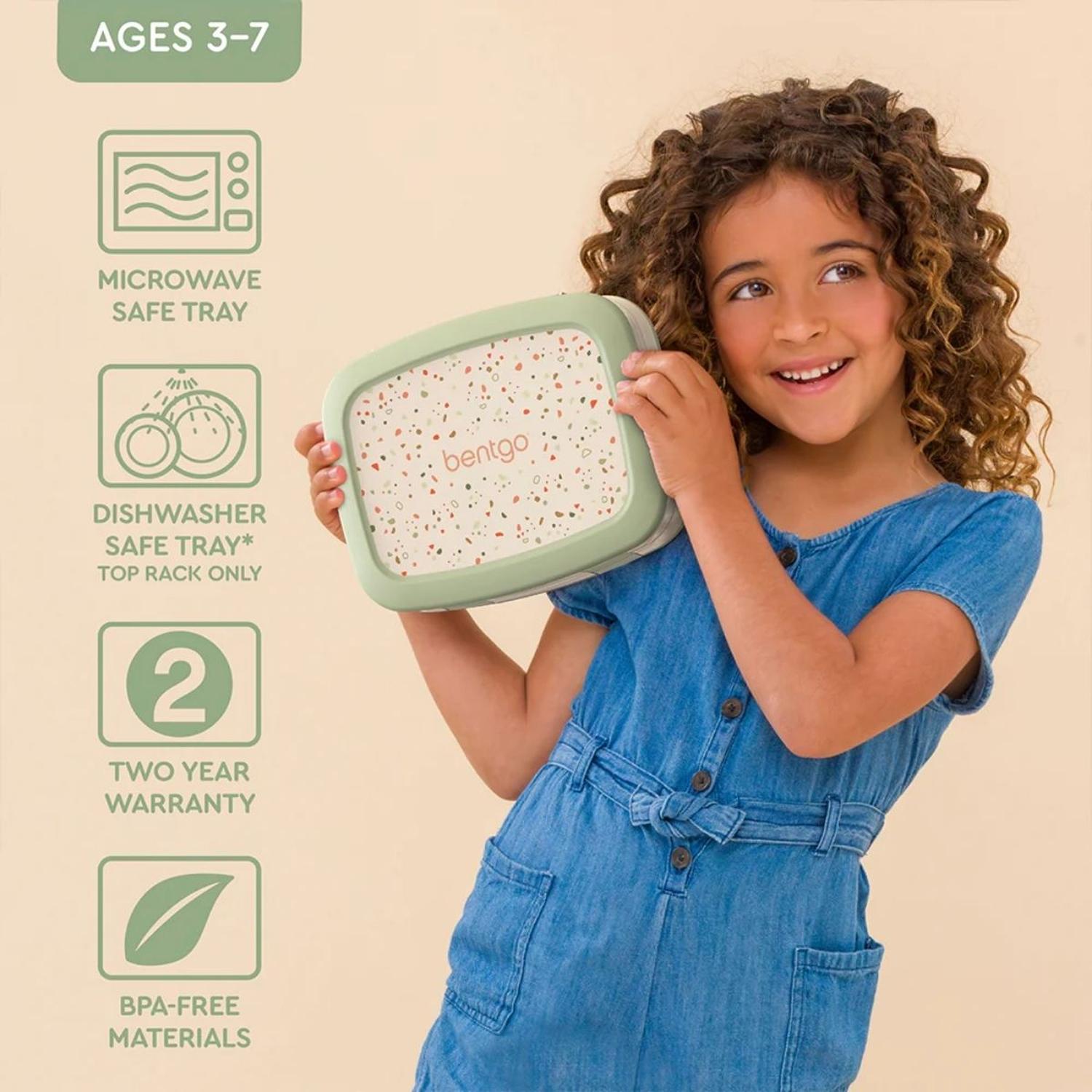 SET LONCHERA Y PORTA LONCHERA BENTGO KIDS WHIMSY Y WONDER - GEO SPECKLE - 3