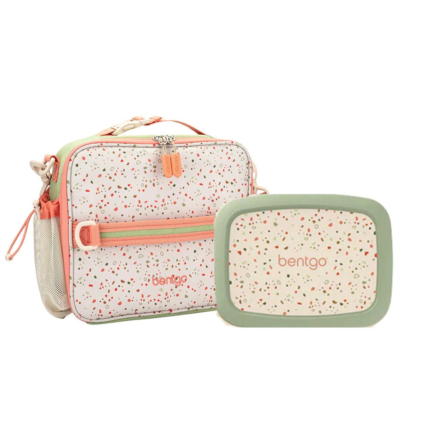 SET LONCHERA Y PORTA LONCHERA BENTGO KIDS WHIMSY Y WONDER - GEO SPECKLE - 8