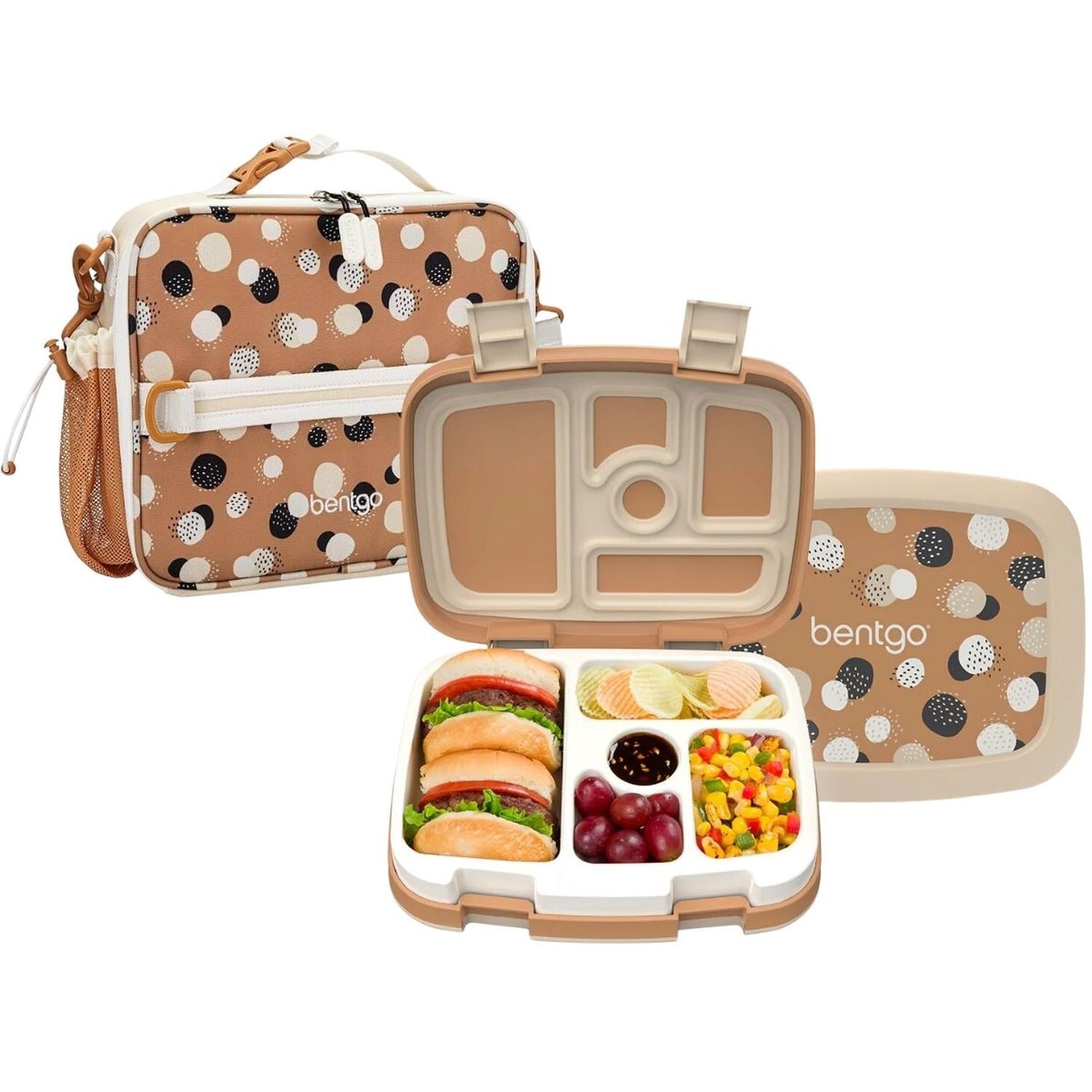 SET LONCHERA Y PORTA LONCHERA BENTGO KIDS WHIMSY Y WONDER - DOTS - 1