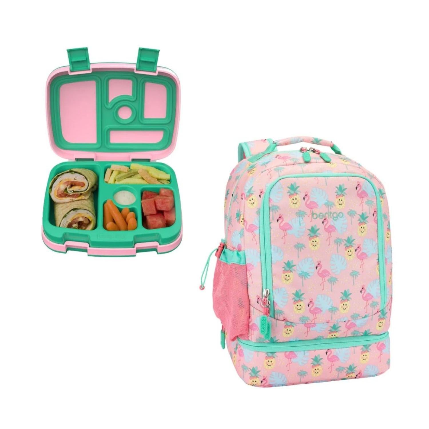 SET MOCHILA 2 EN 1 Y LONCHERA BENTGO KIDS - TROPICAL - 1