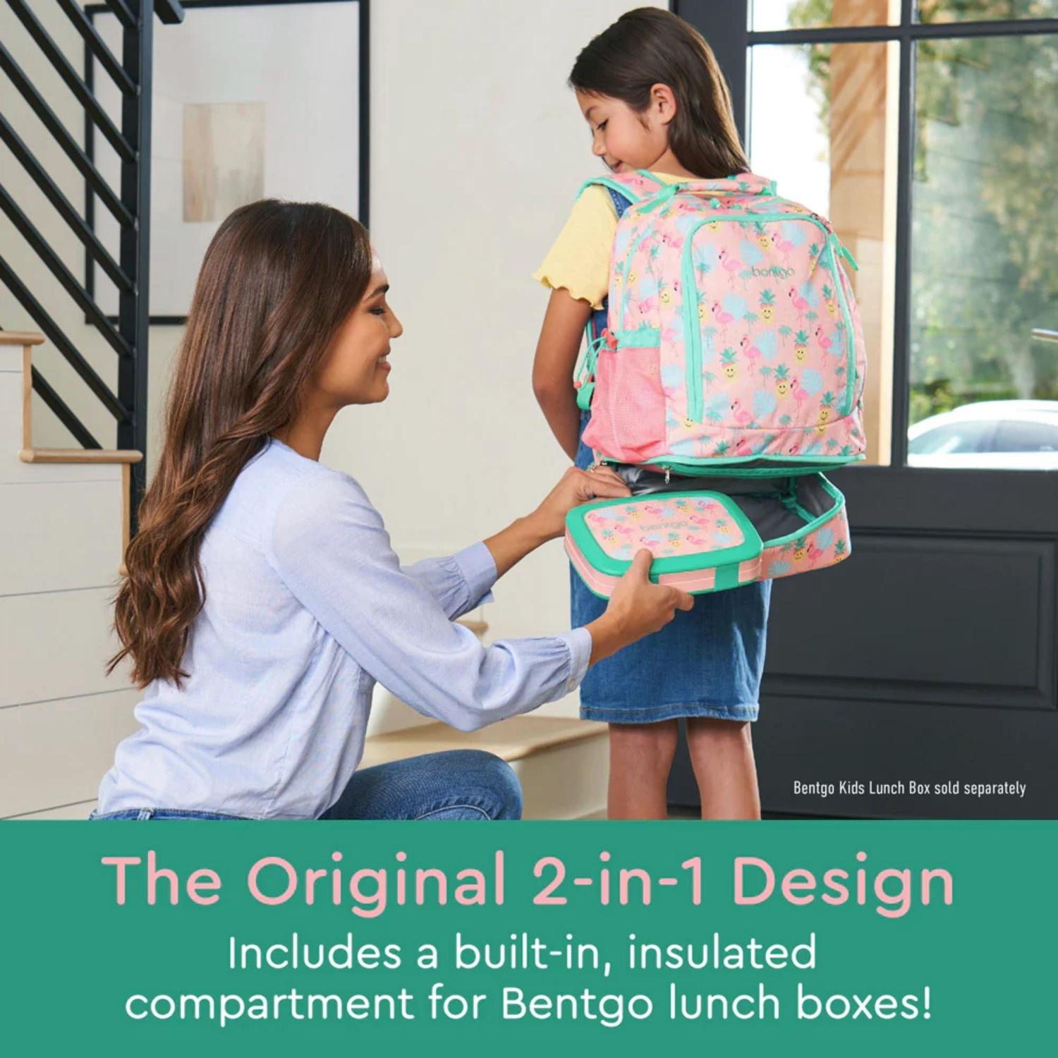 SET MOCHILA 2 EN 1 Y LONCHERA BENTGO KIDS - TROPICAL - 7