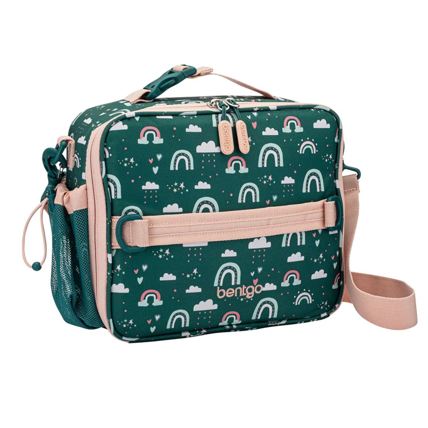 SET LONCHERA Y PORTA LONCHERA BENTGO KIDS - ARCOIRIS VERDE - 6