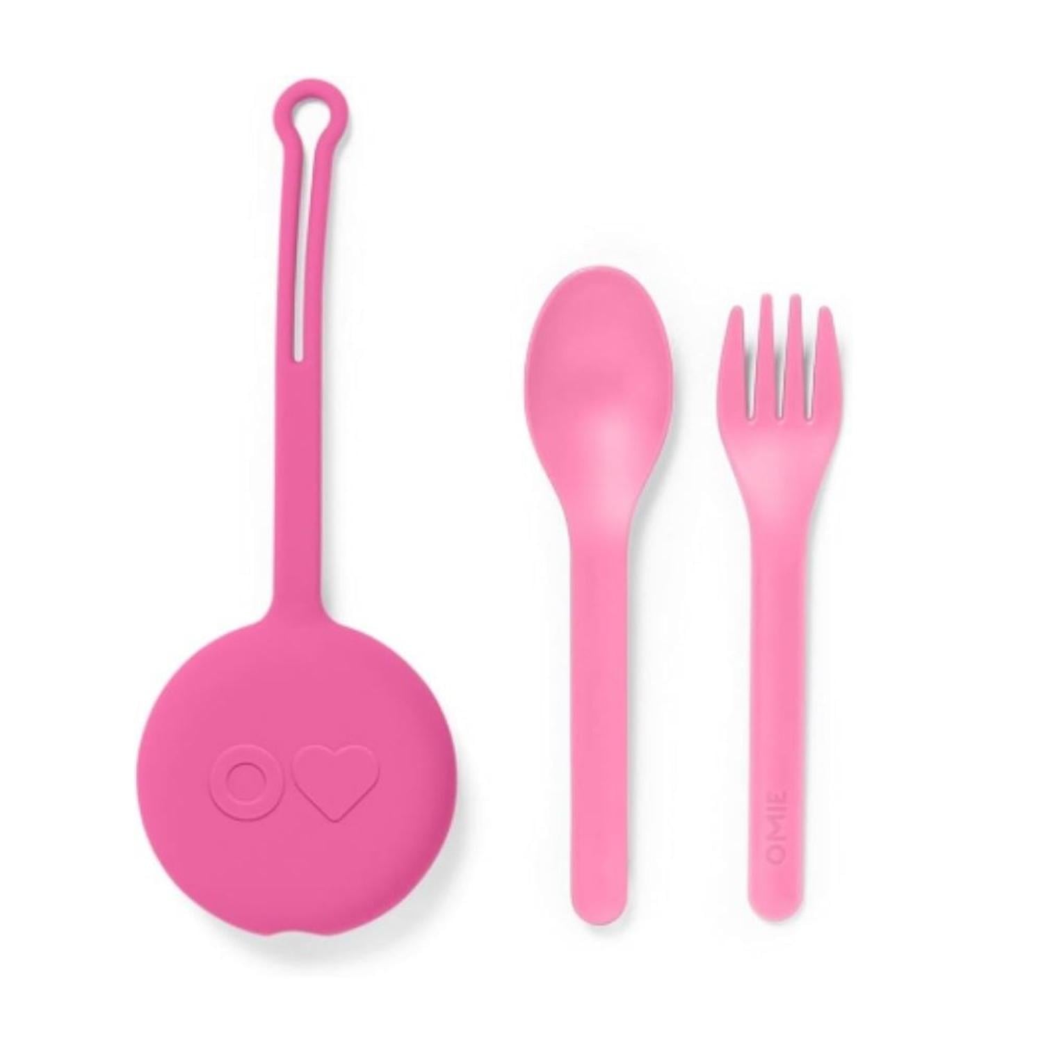 SET DE CUBIERTOS OMIE POD BLUBBLE PINK - 1
