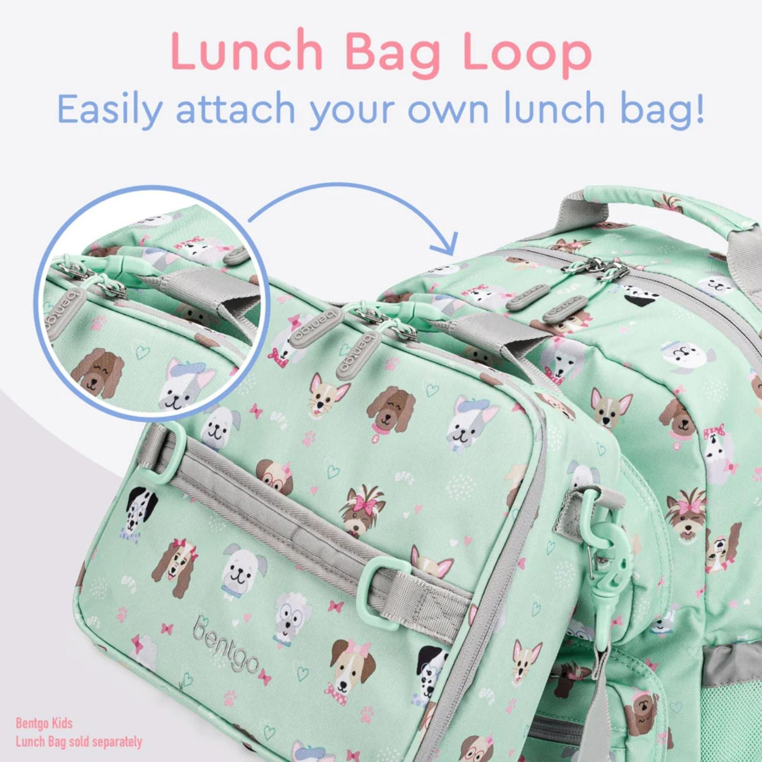 SET LONCHERA Y MOCHILA ESCOLAR BENTGO KIDS - PUPPY LOVE - 8