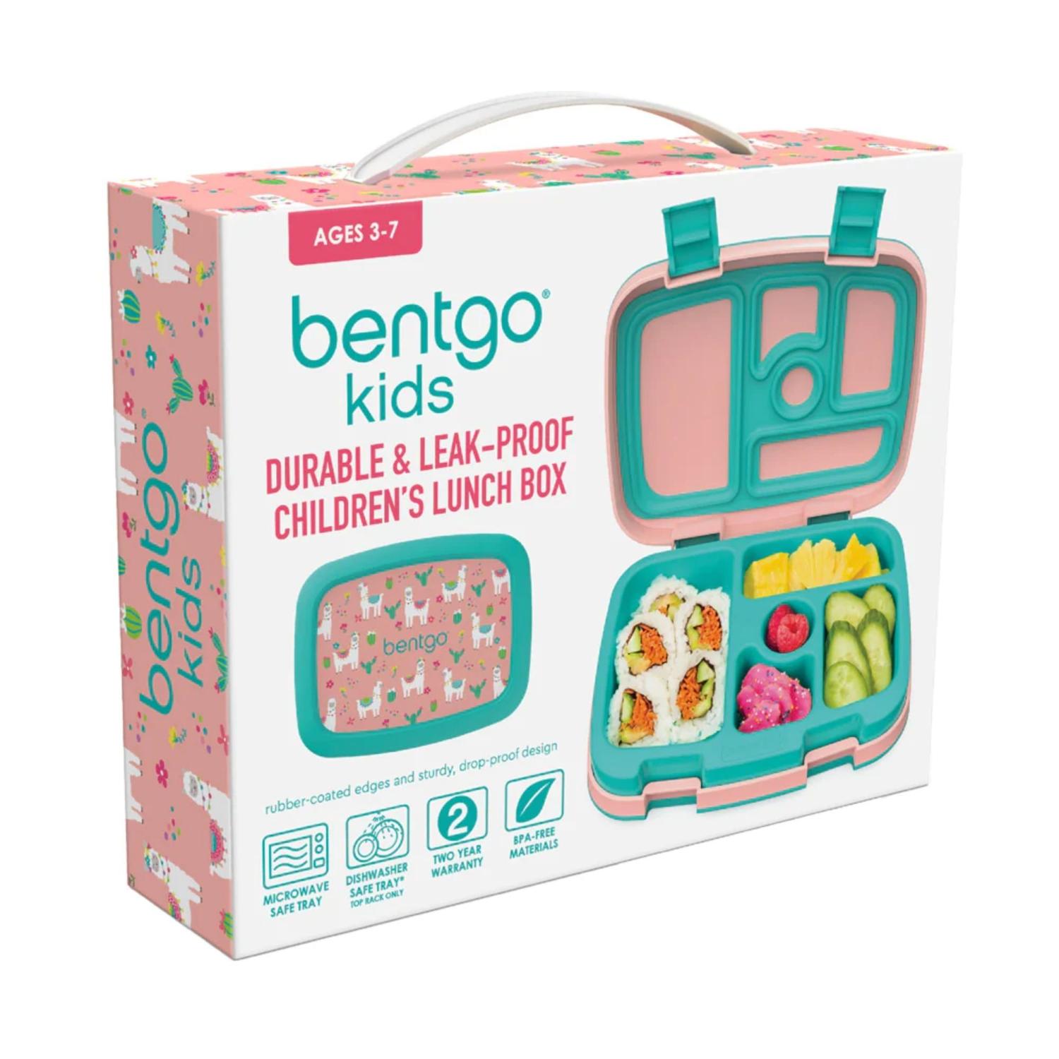 SET LONCHERA LLAMAS Y PORTA LONCHERA BENTGO ROSA GLITTER - 4