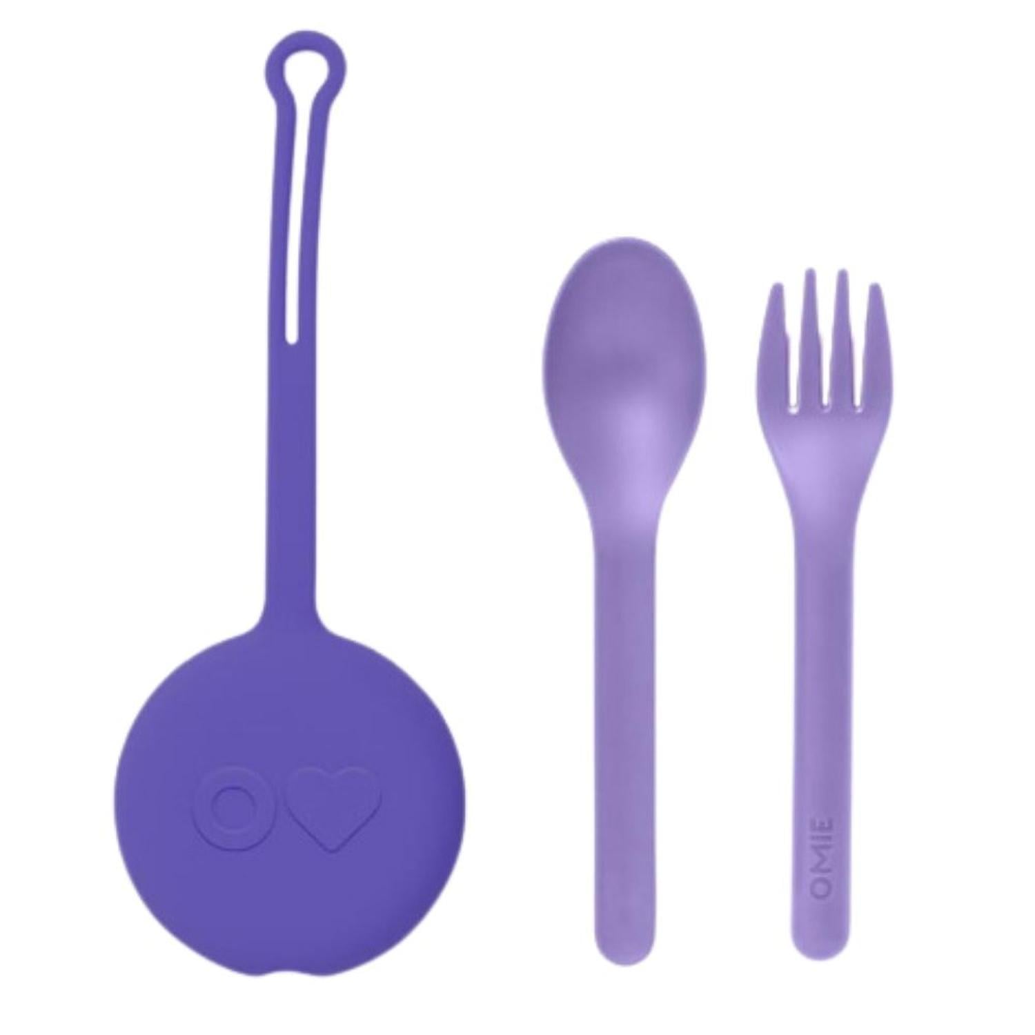 SET DE CUBIERTOS OMIE POD - LILA - 1