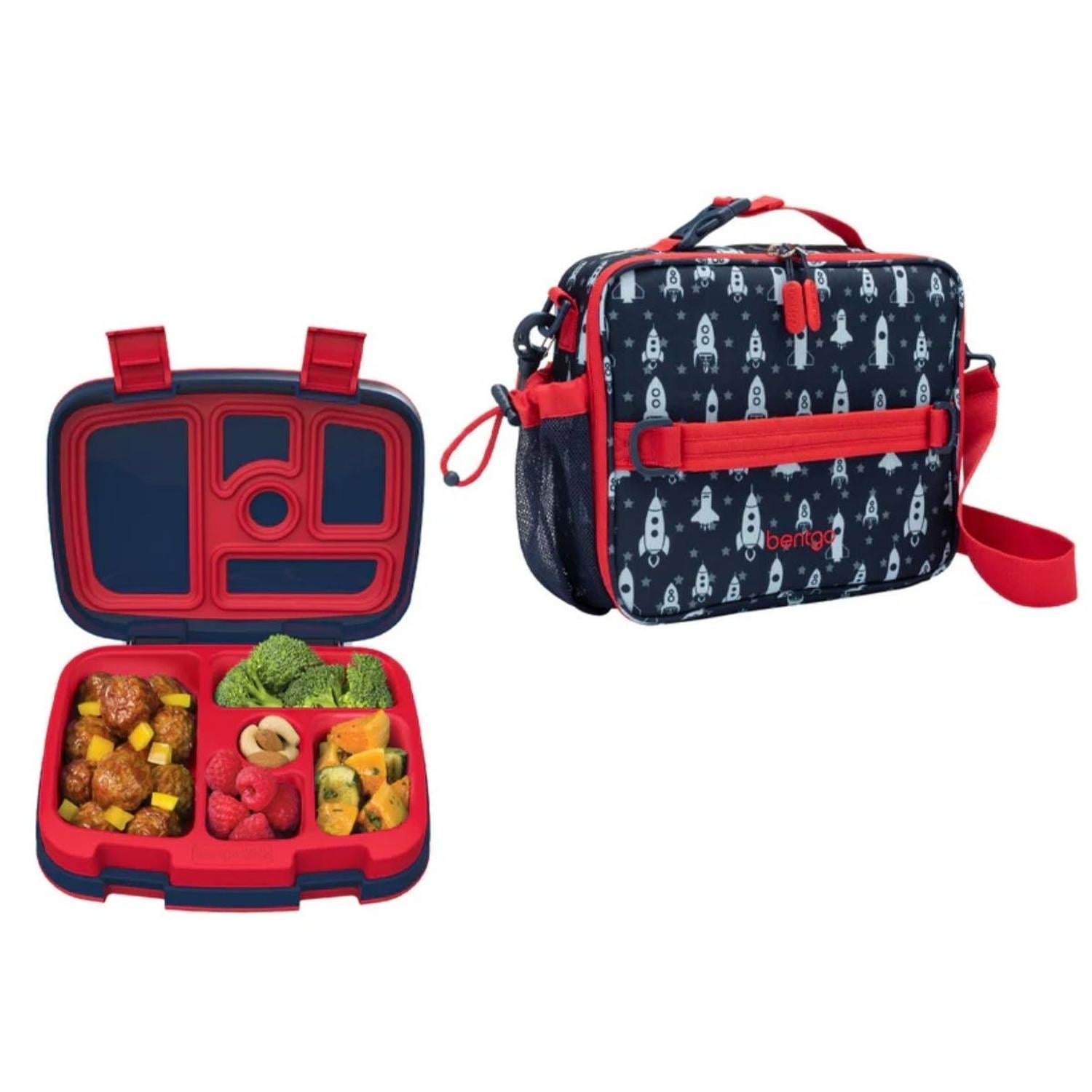 SET LONCHERA Y PORTA LONCHERA BENTGO KIDS - COHETES - 1