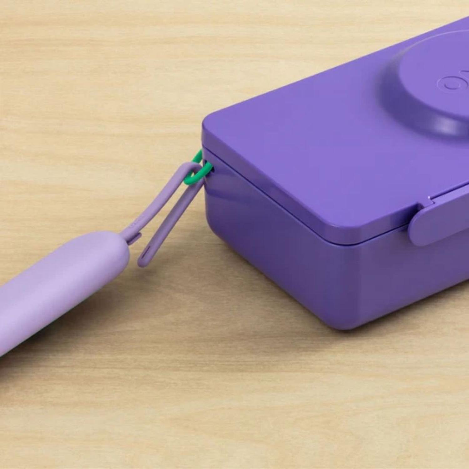 SET DE CUBIERTOS ACERO INOXIDABLE OMIE UP POD Y UTENSIL - VIOLET - 6