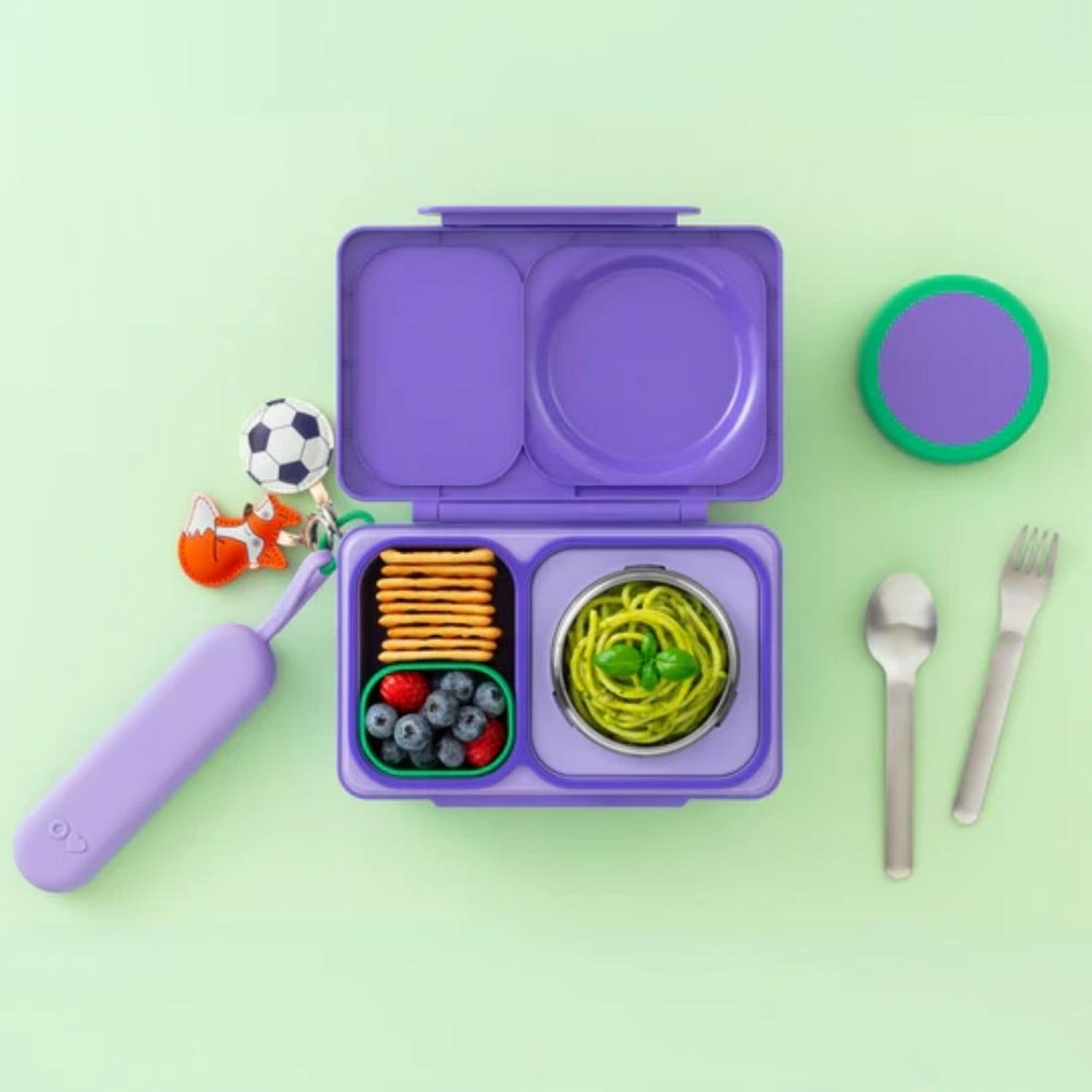 SET DE CUBIERTOS ACERO INOXIDABLE OMIE UP POD Y UTENSIL - VIOLET - 7
