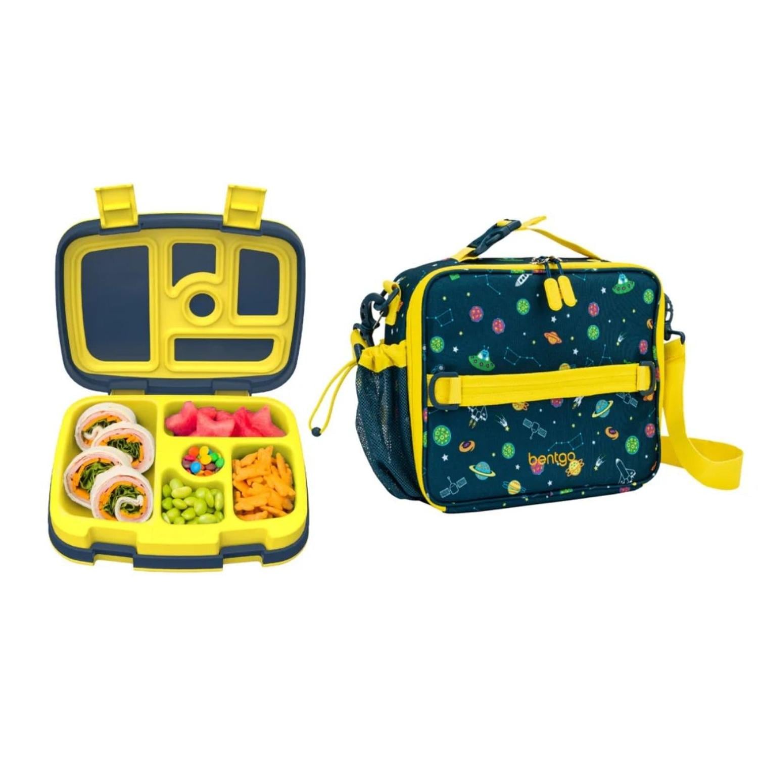 SET LONCHERA Y PORTA LONCHERA BENTGO KIDS - SPACE - 1