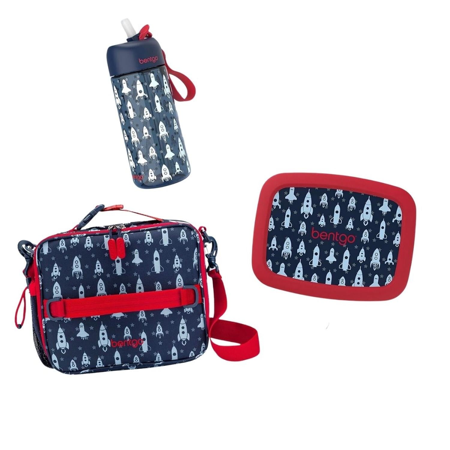 SET BENTGO LONCHERA, PORTA LONCHERA Y TOMATODO - COHETES - 1