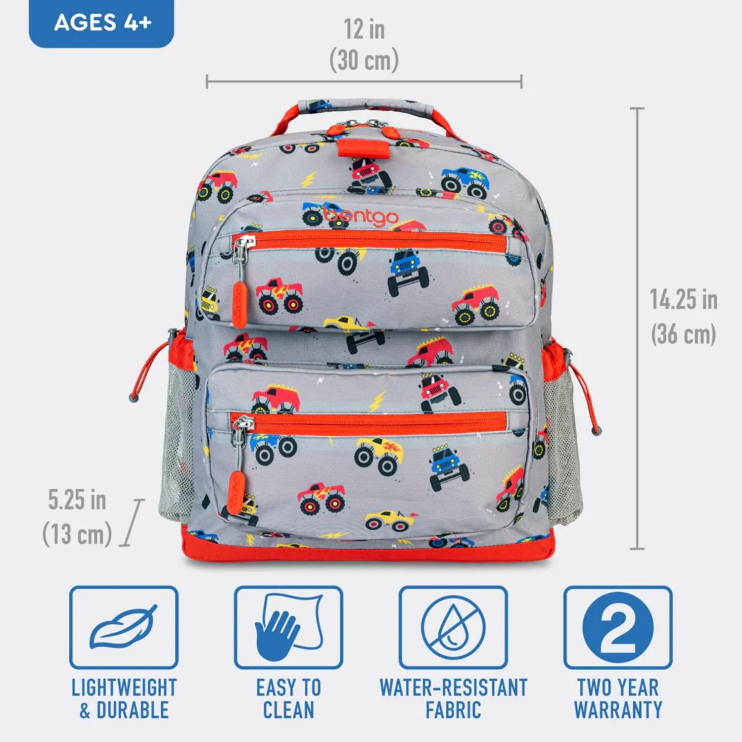 SET LONCHERA Y MOCHILA ESCOLAR BENTGO KIDS - CAMIONES - 5