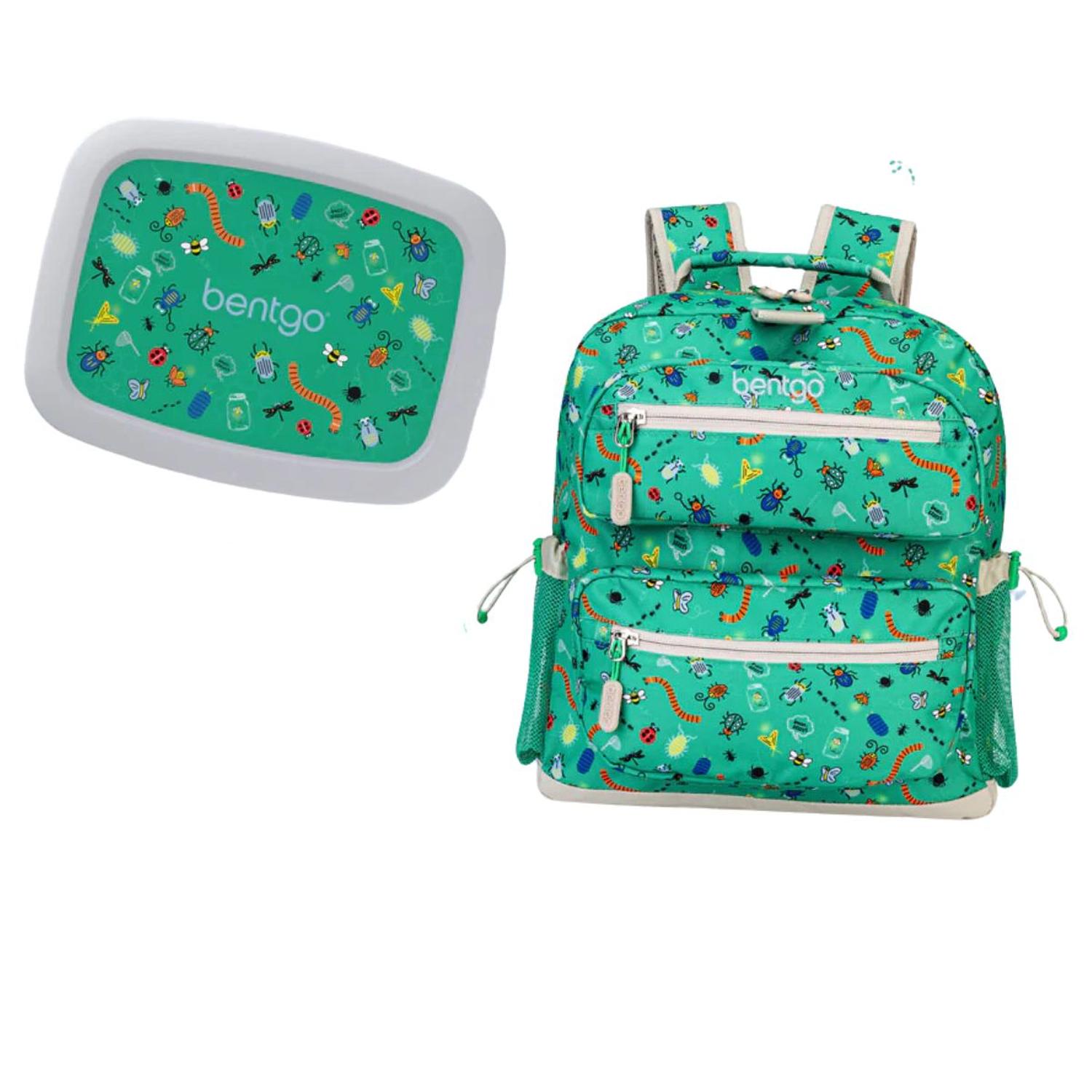 SET LONCHERA Y MOCHILA ESCOLAR BENTGO KIDS - BUGS - 1