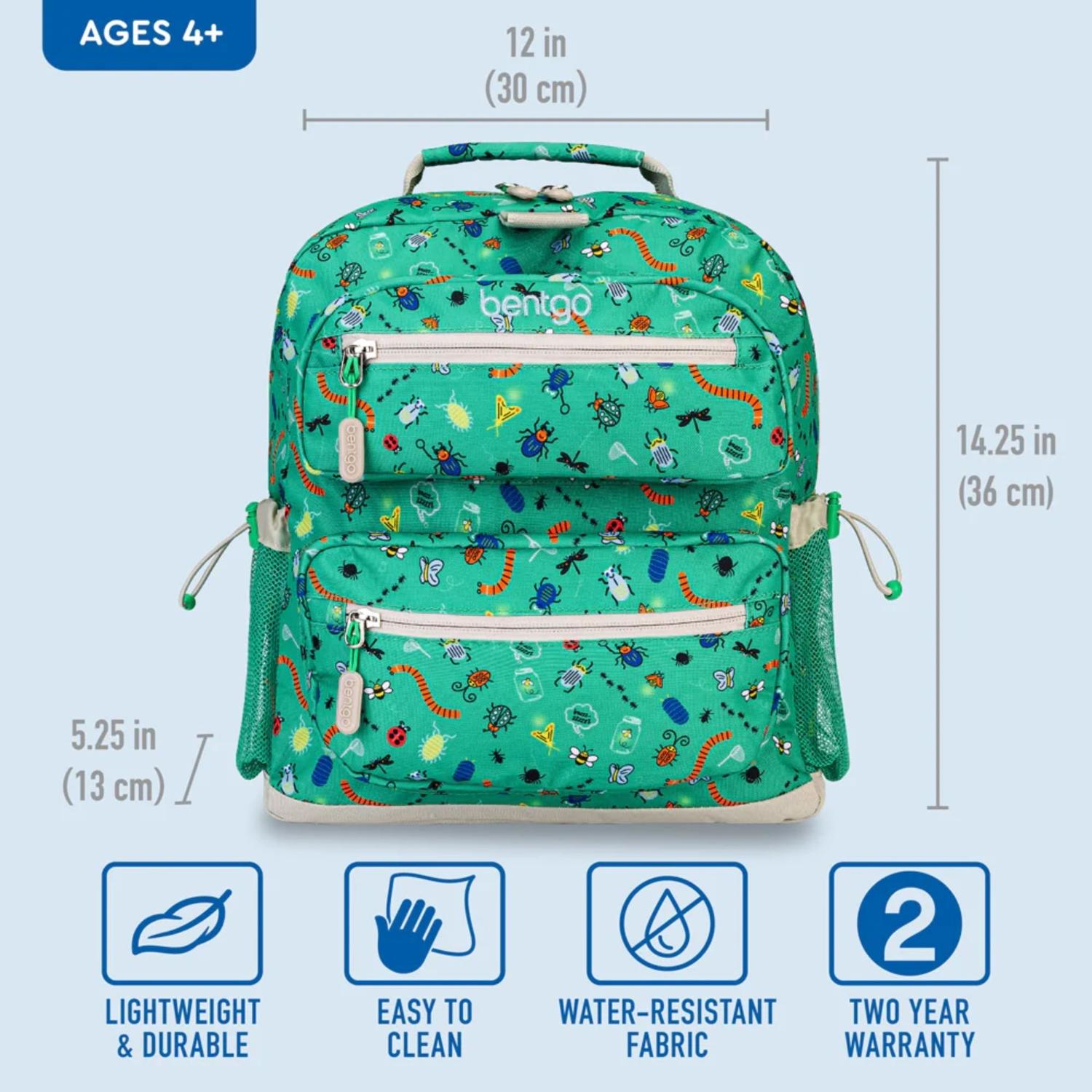 SET LONCHERA Y MOCHILA ESCOLAR BENTGO KIDS - BUGS - 2